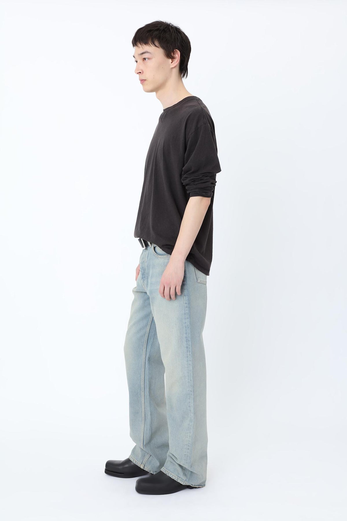 Genoa coated denim - coated blå