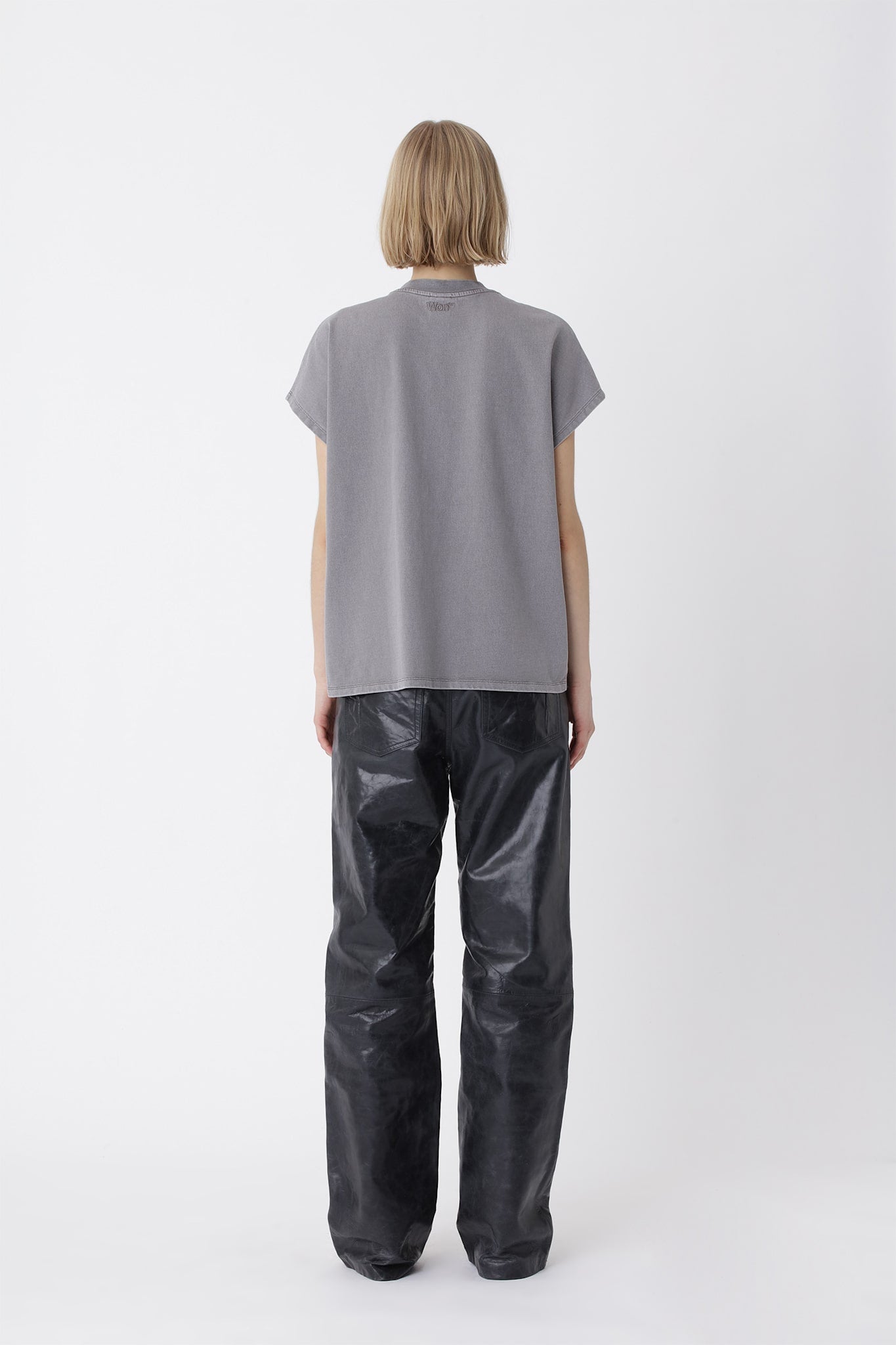 Genoa Leather Pants W - Black