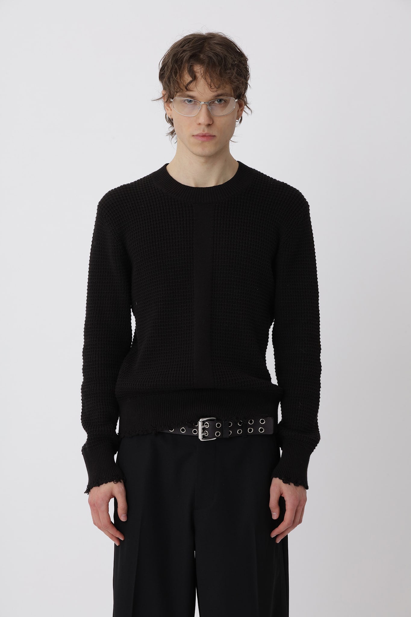 Rune Knit Shirt - Black