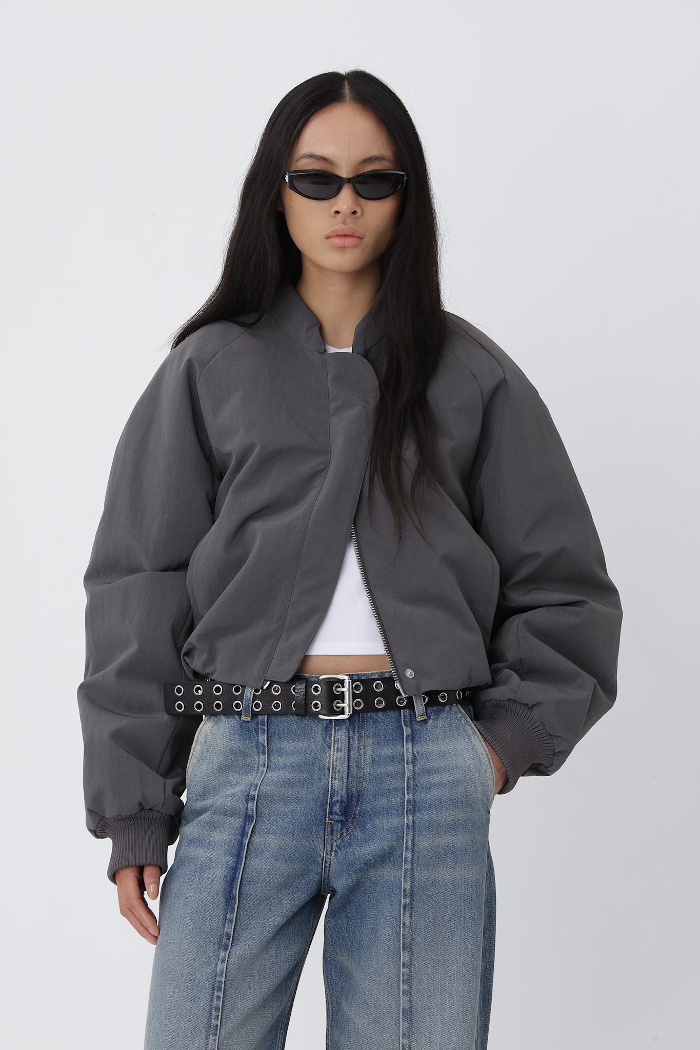 Ola Bomber Jacket - Blackened Pearl