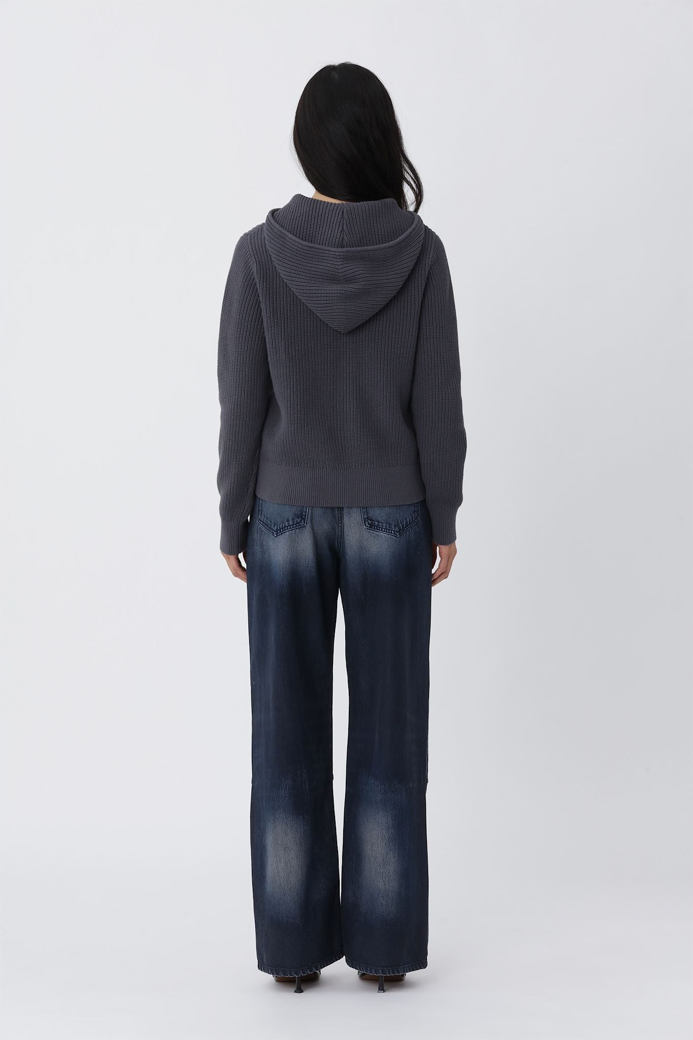 Glasgow Knit Hood W - Blackened Pearl