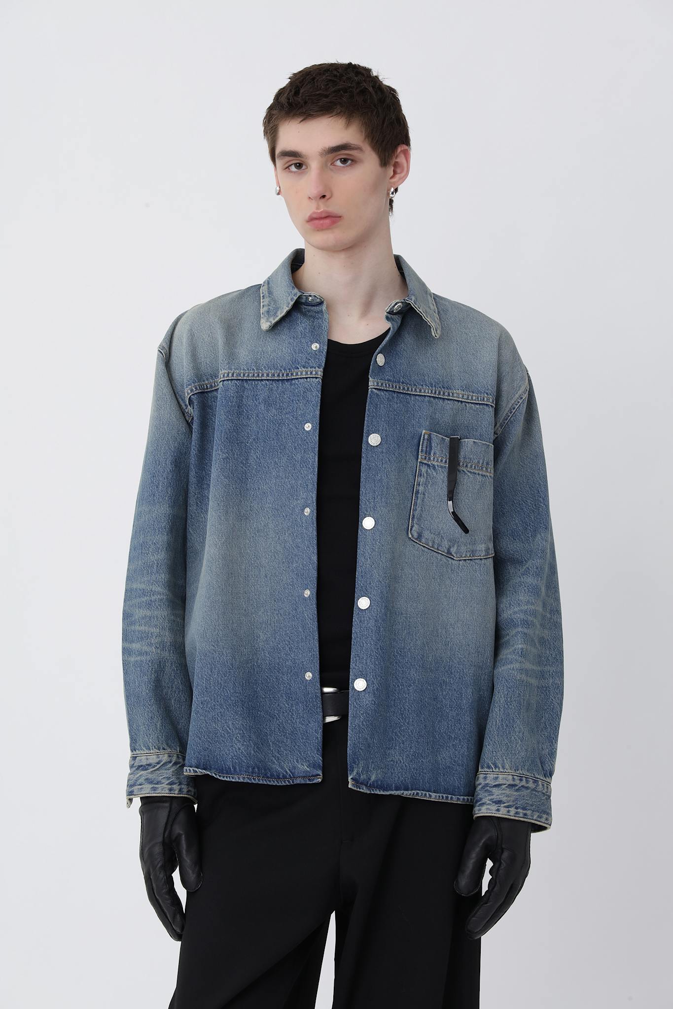 Zayne Denim Shirt - Cel Tintet Blue