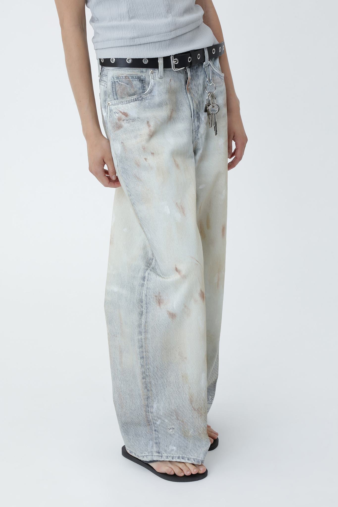 Lyon Printed Denim Jeans W - Won Hundred Online Store