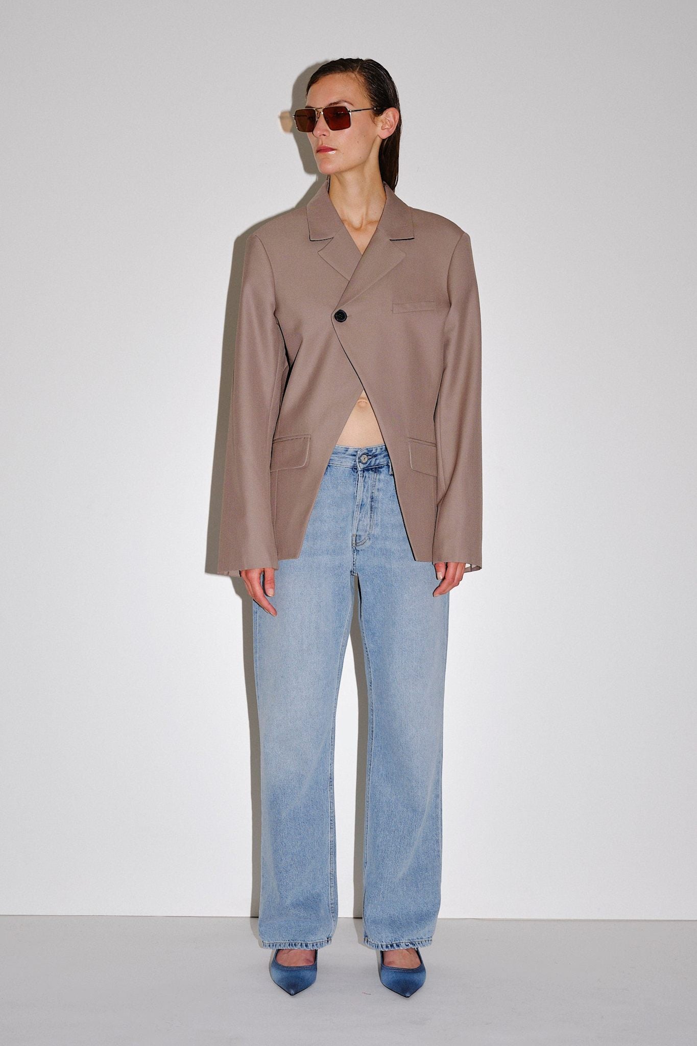 Won Hundred Women Alora C Blazer Brindle