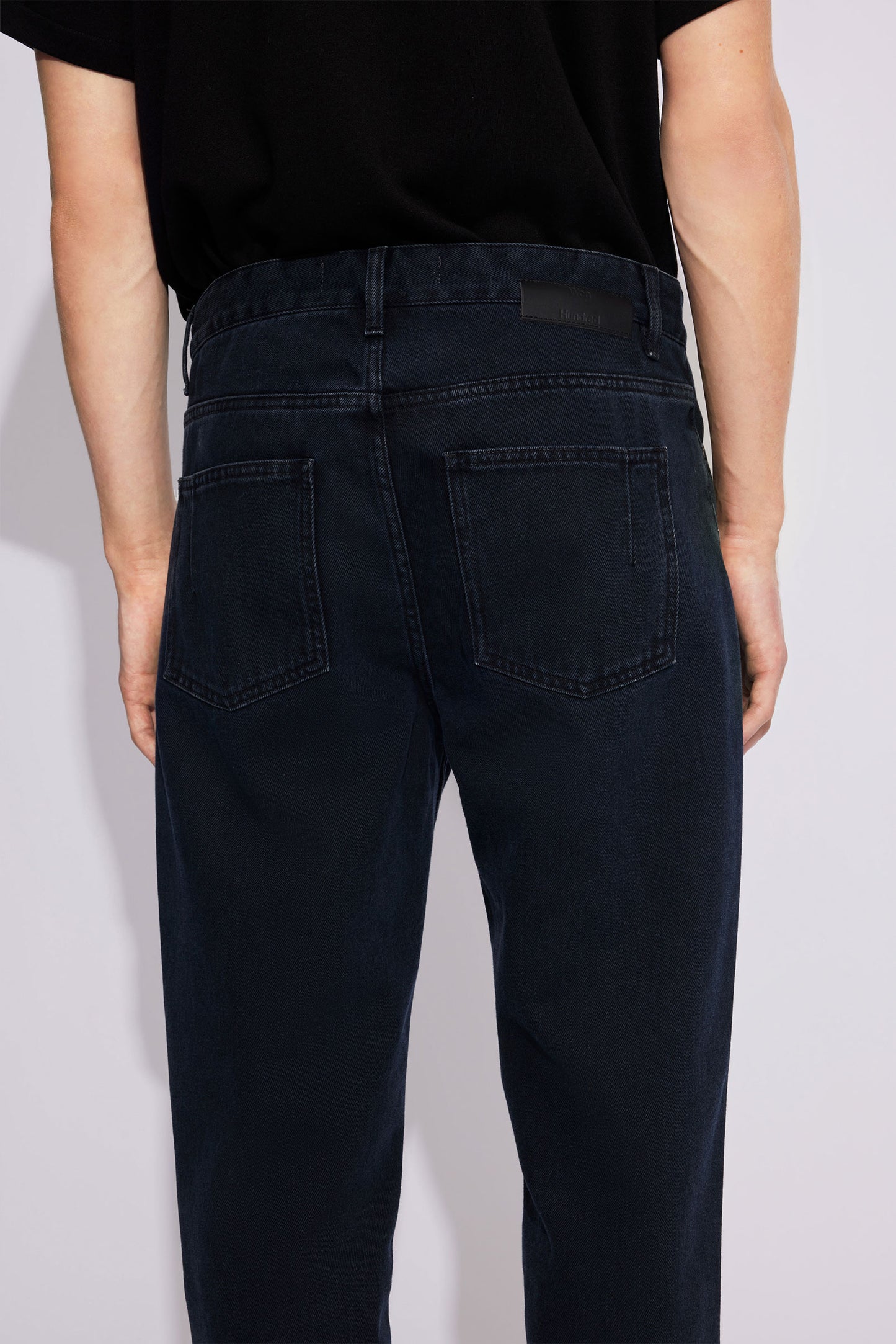 Won Hundred Men Ben 5-Pockets Rinsed Blue Black