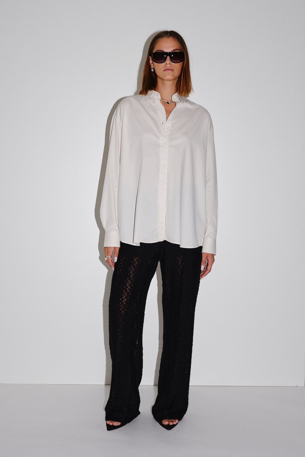 Won Hundred Women Cassidy Overdye Shirt Jet Stream