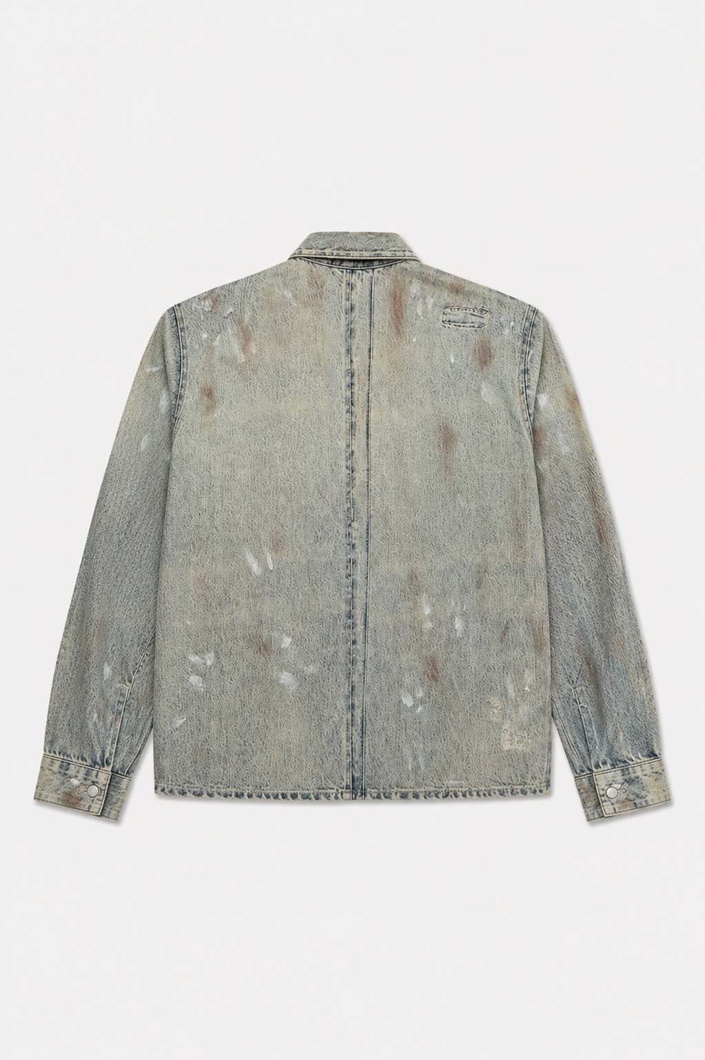 Maza Printed Denim Shirt