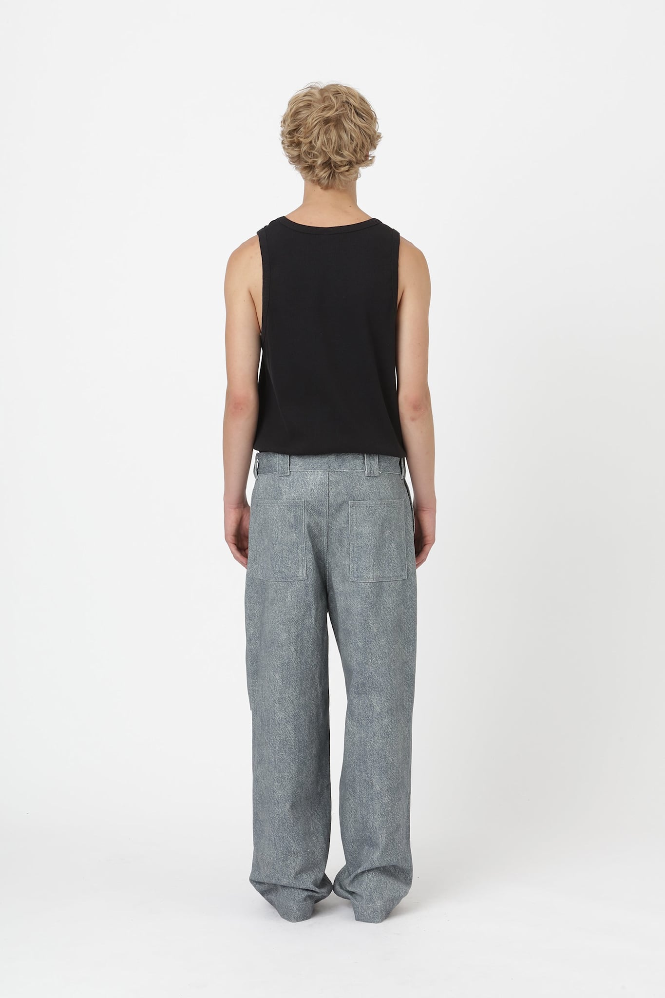 Won Hundred Men Conrad Faux Denim Jeans Blue