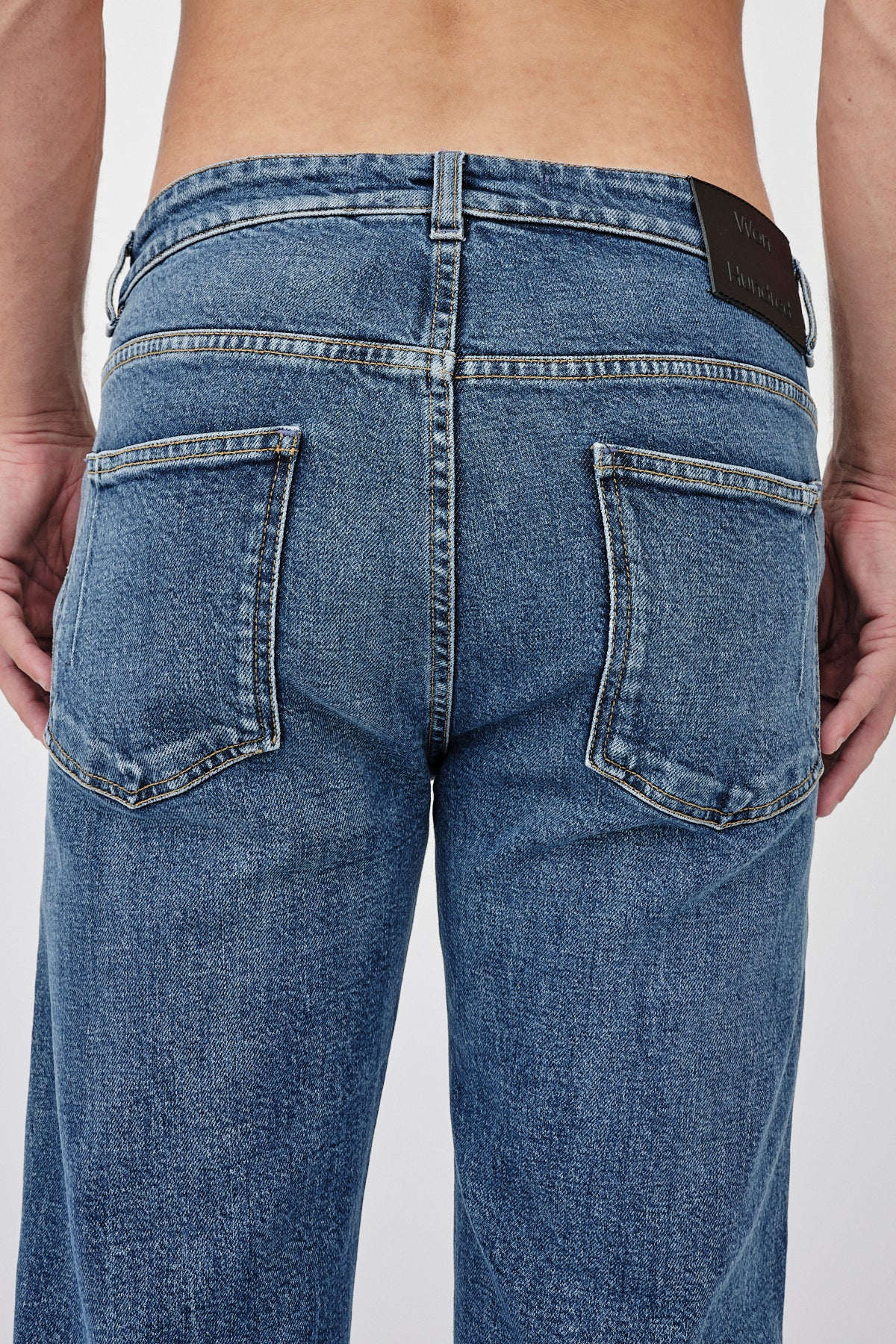 Won Hundred Men Dean B 5-Pockets True Blue Six