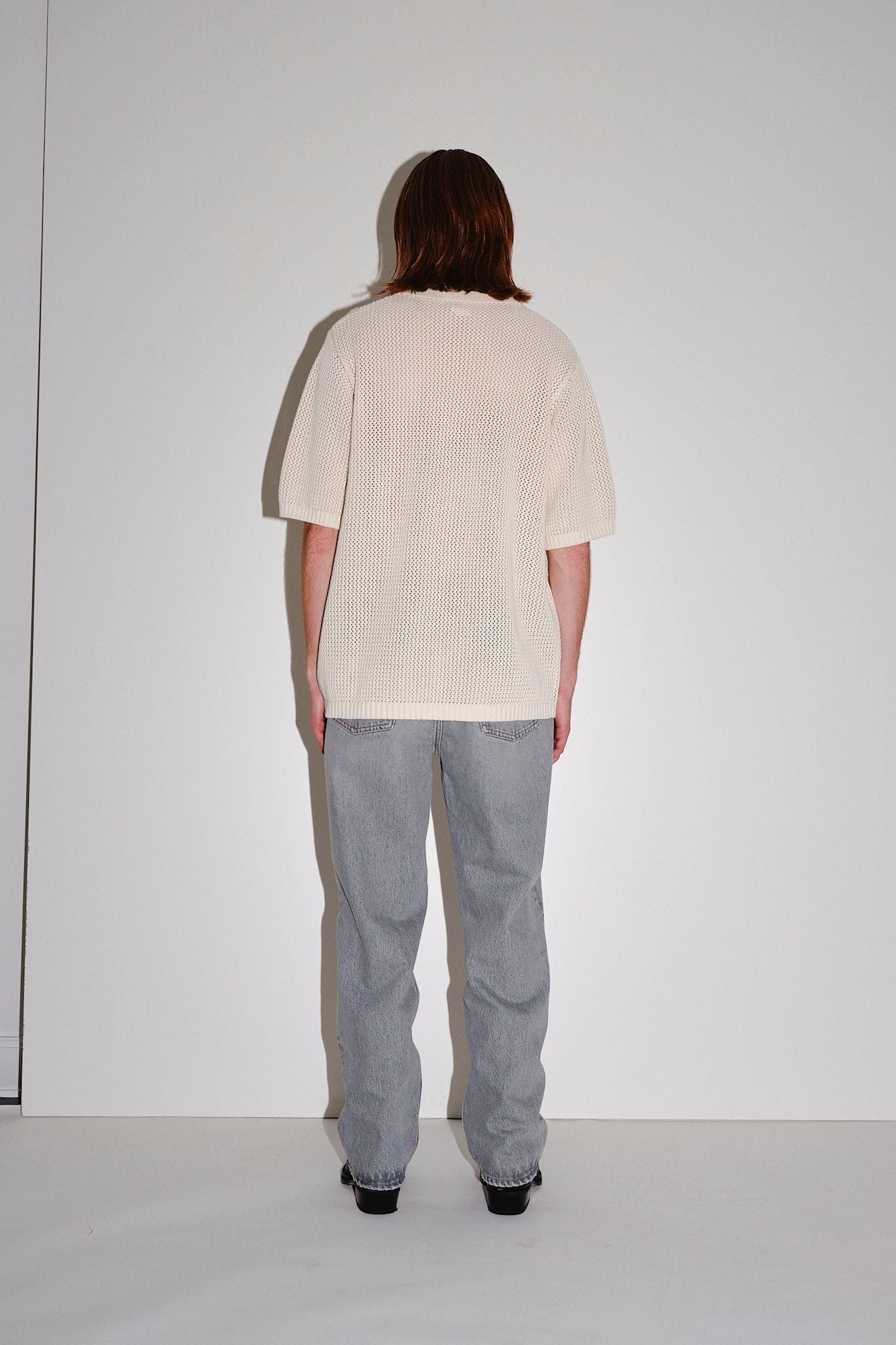 Won Hundred Men Eddie SS Knitwear Snow White