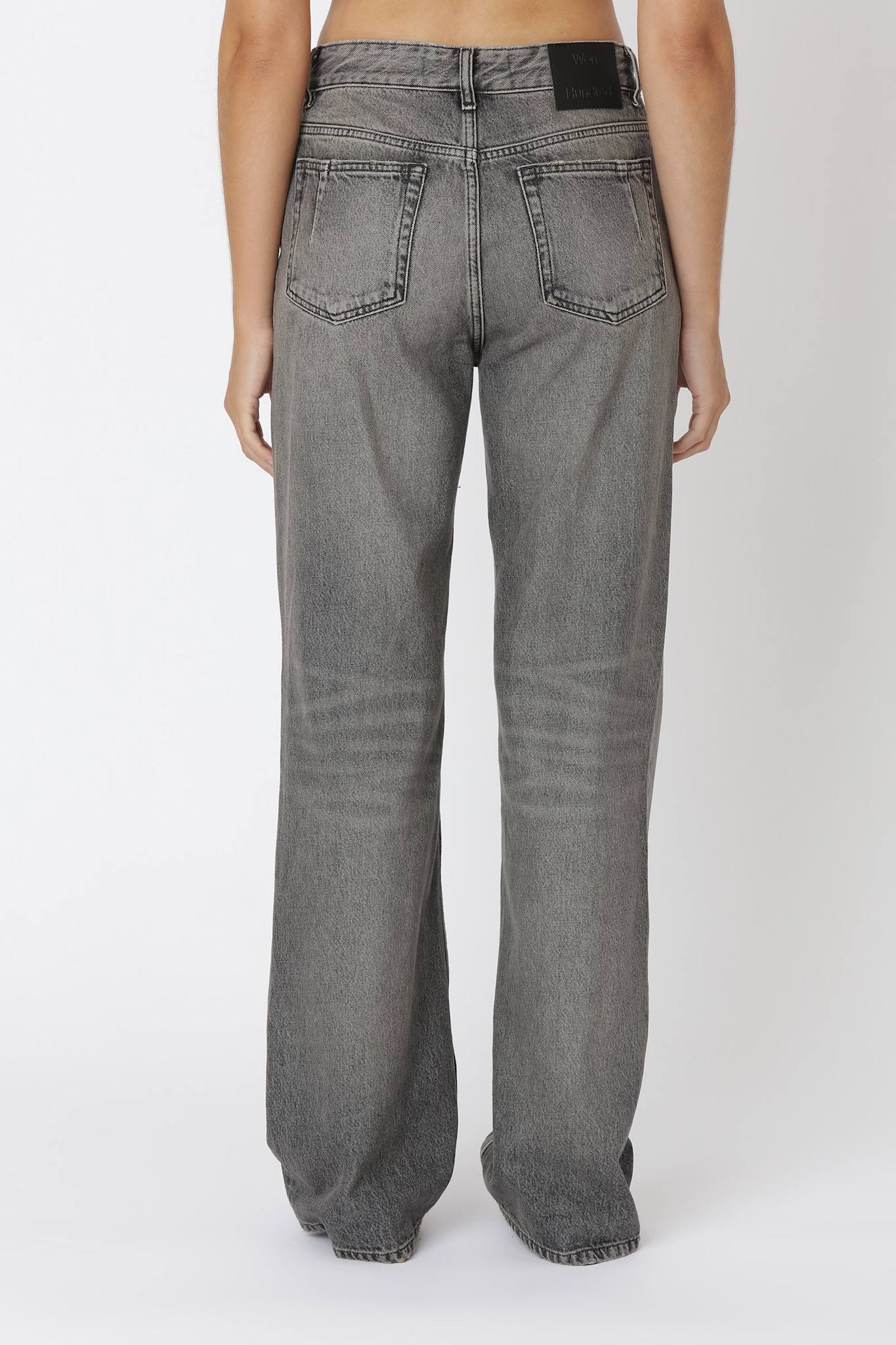 Won Hundred Unisex Genoa Tintet Grey 5-Pockets Tinted Grey