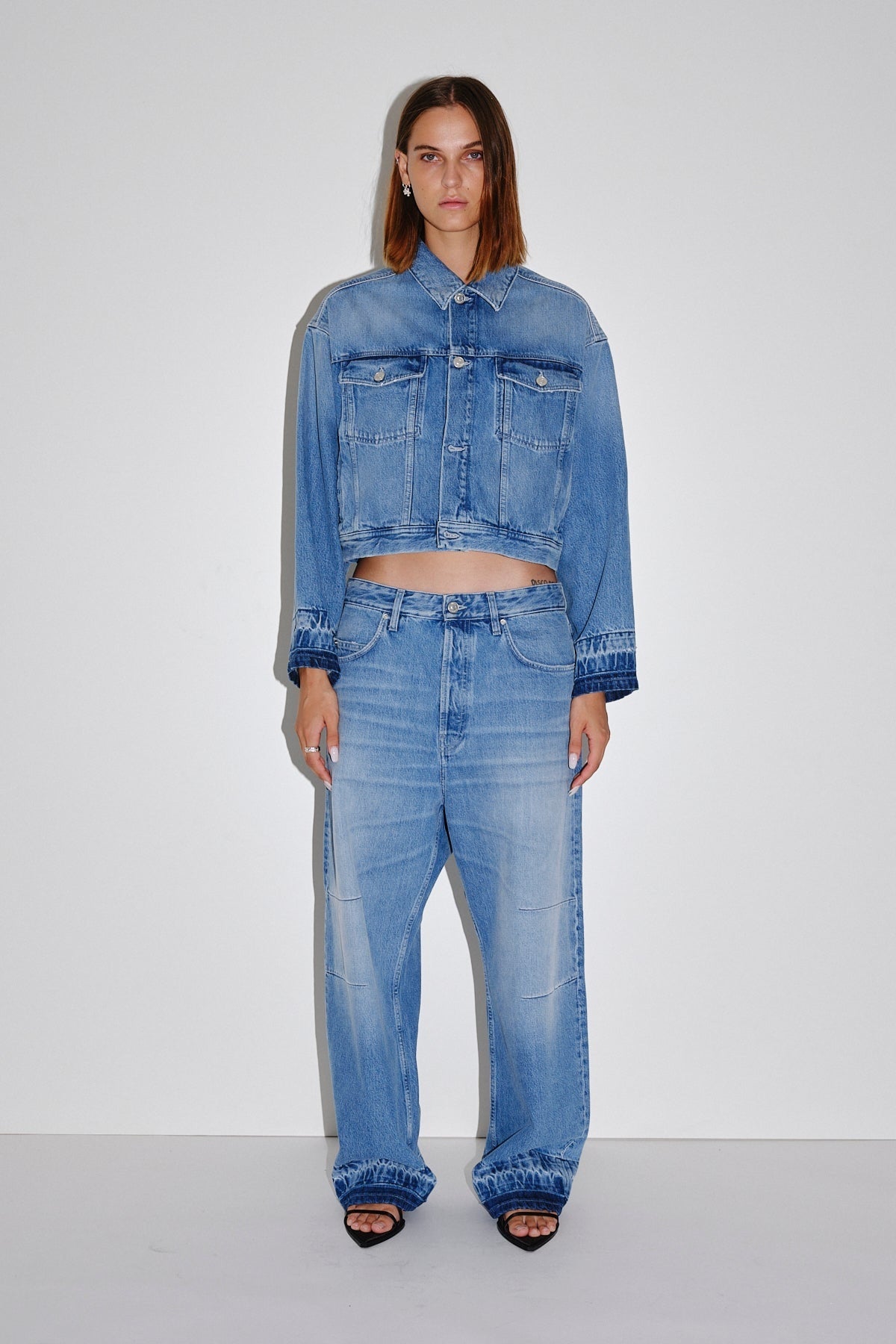 Won Hundred Women Hermony Jacket Open hem