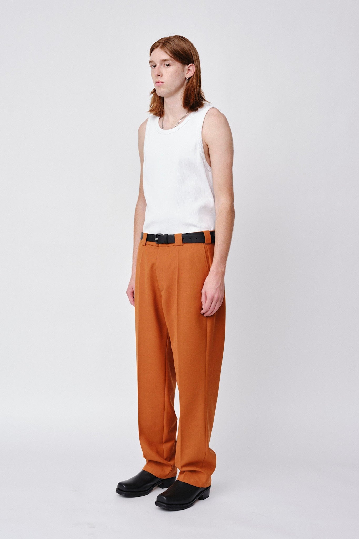 Won Hundred Men Jayden Trousers Leather Brown