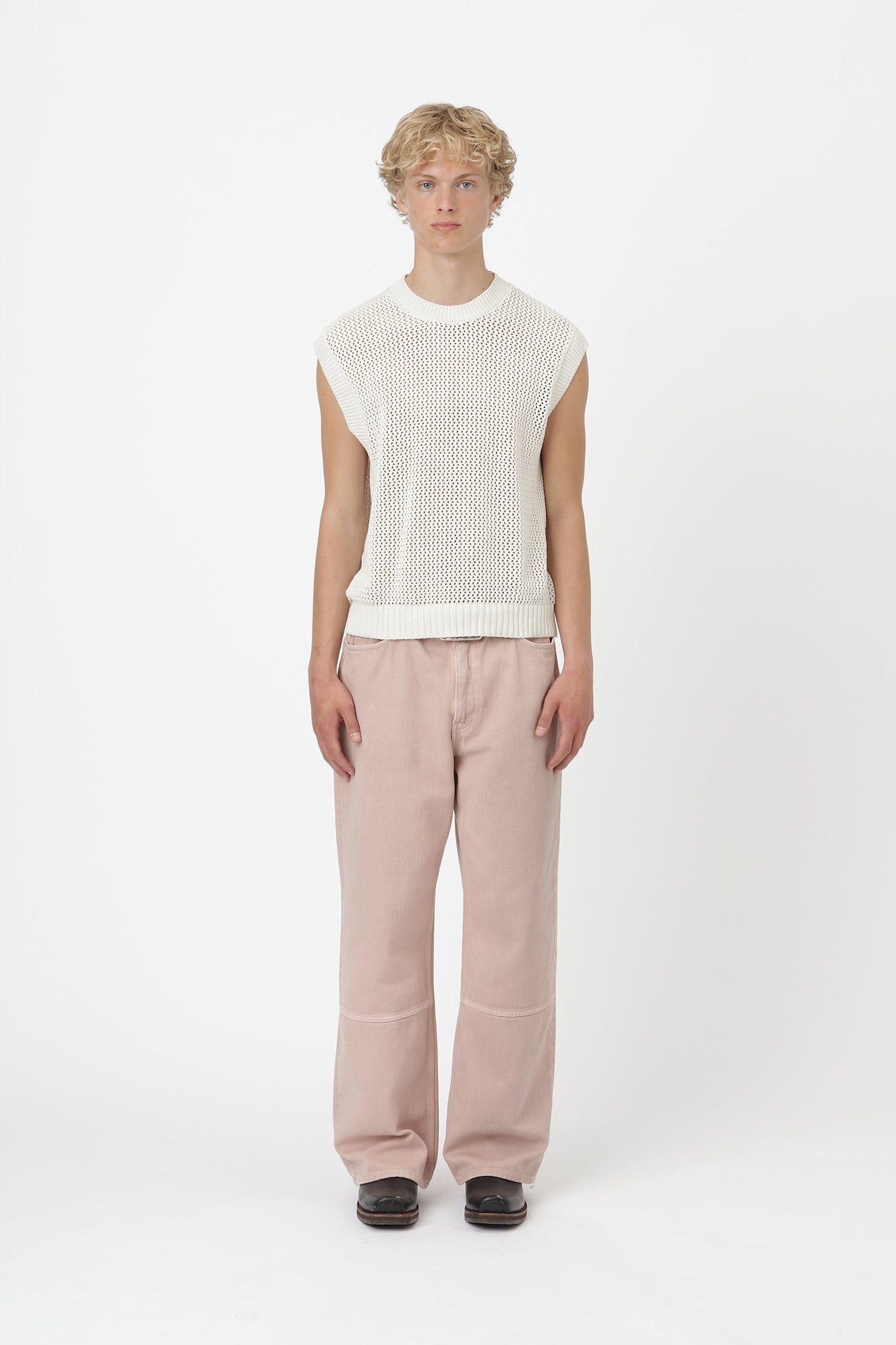 Won Hundred Men Kaiden Knitwear Snow White