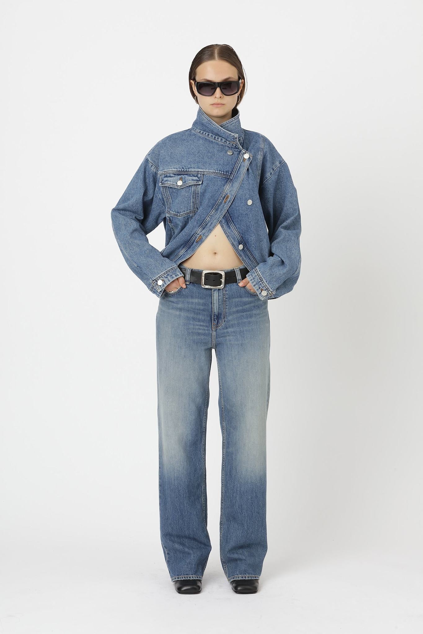 Won Hundred Women Kirsten Denim Jacket Mable Blue