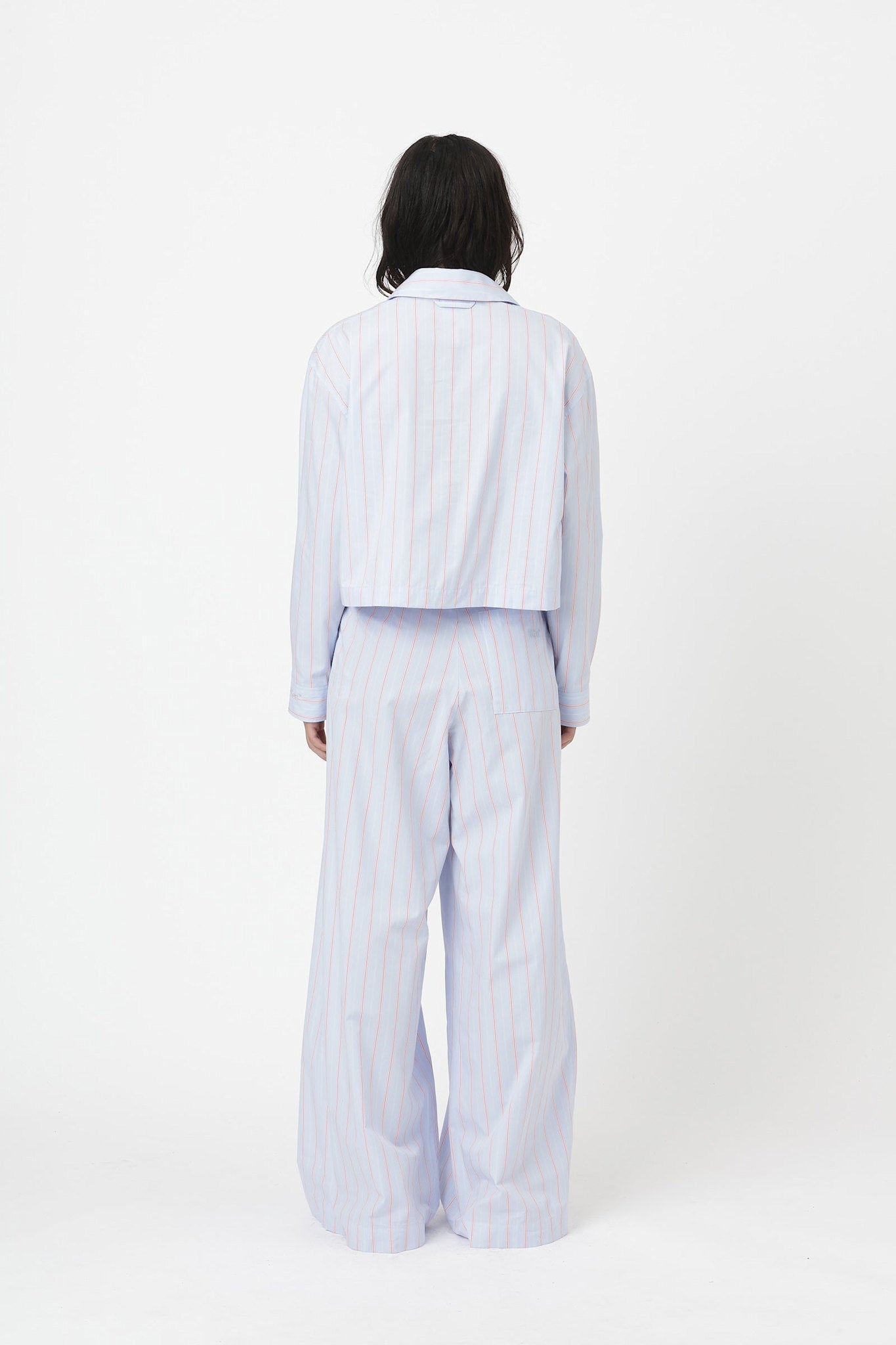 Won Hundred Women Lexington Shirt Shirt Blue Red Stripe