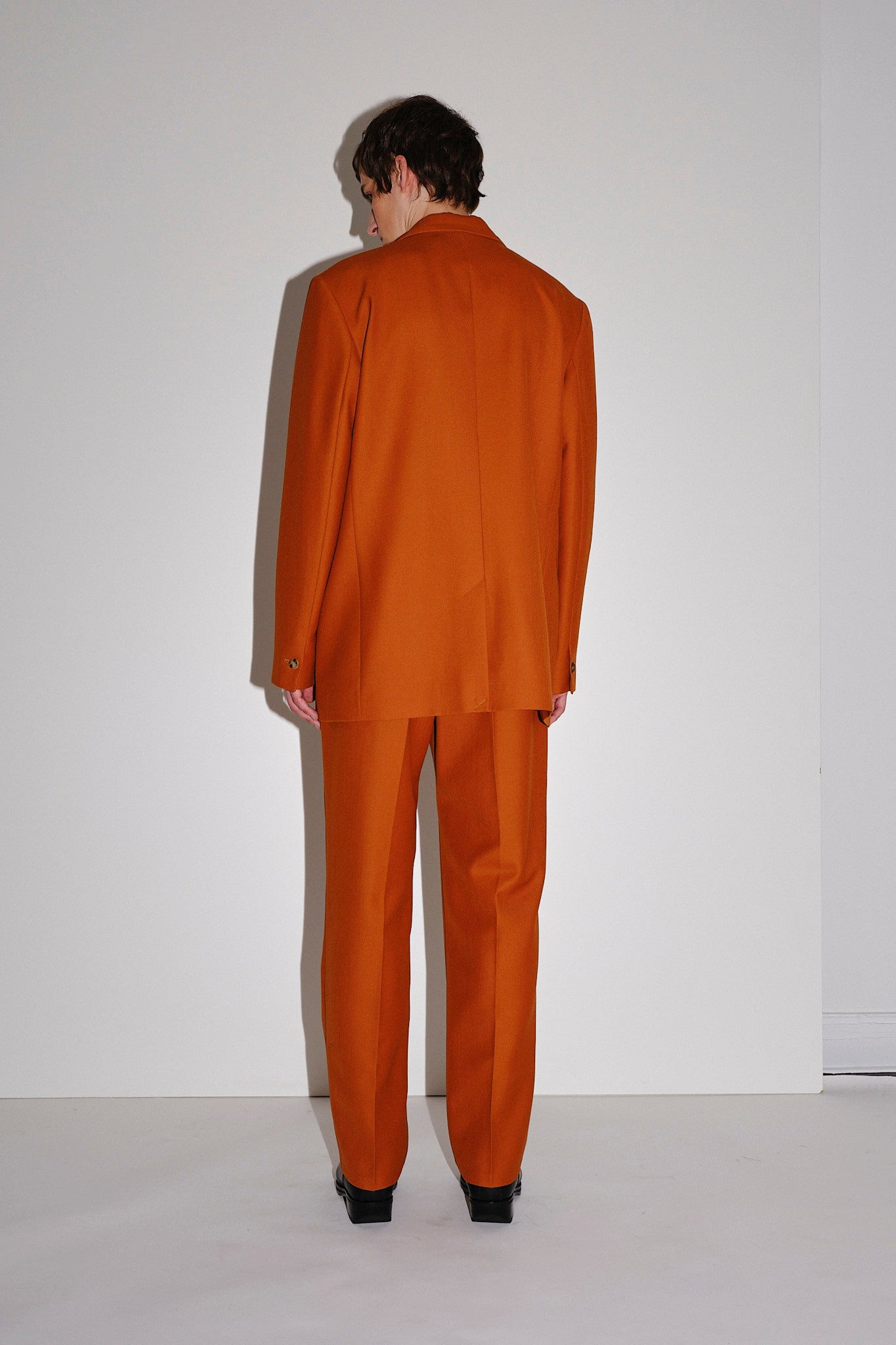 Won Hundred Men Osaka M Blazer Leather Brown