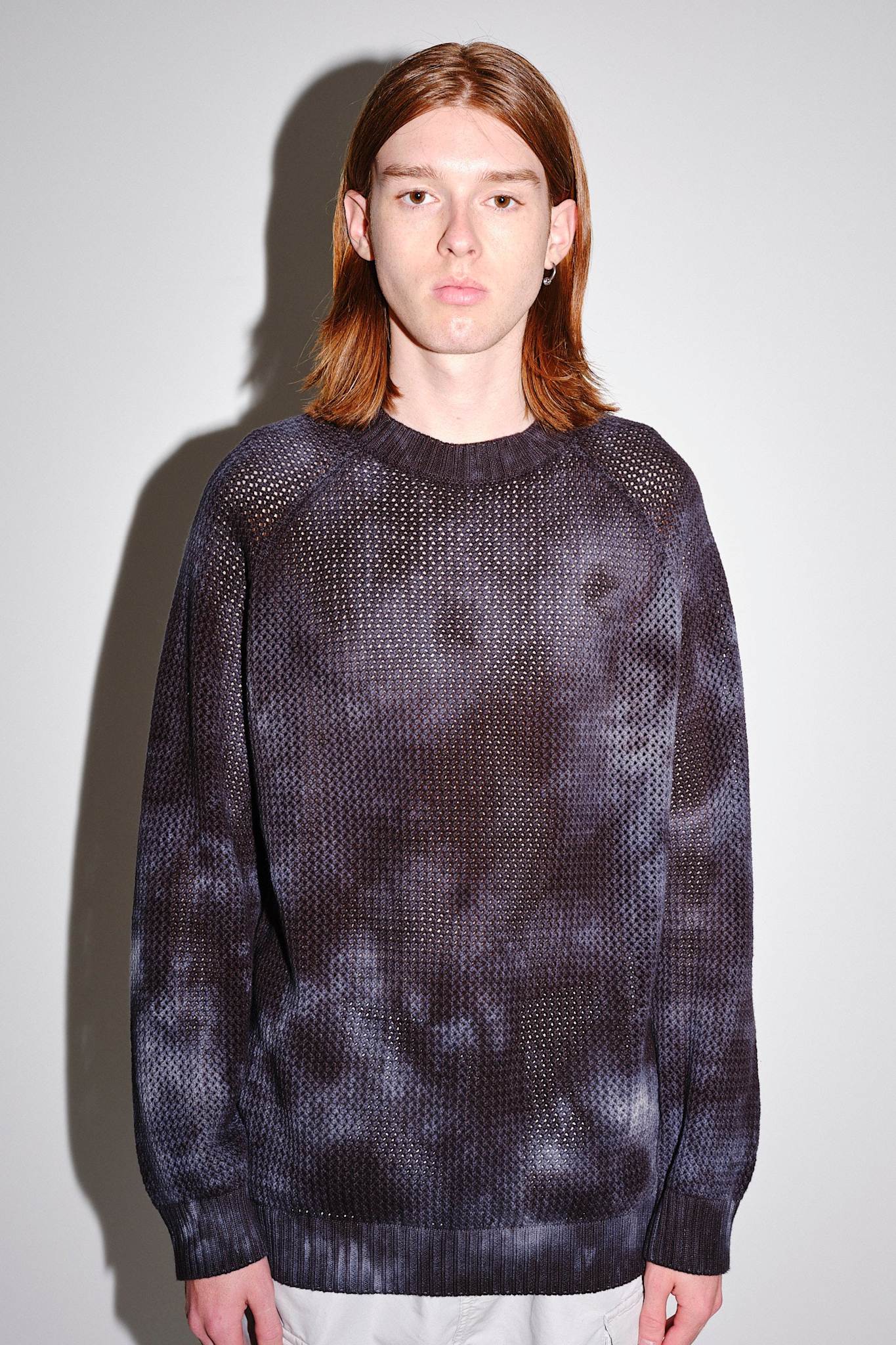 Won Hundred Men Otis Splash Dye Knitwear Black