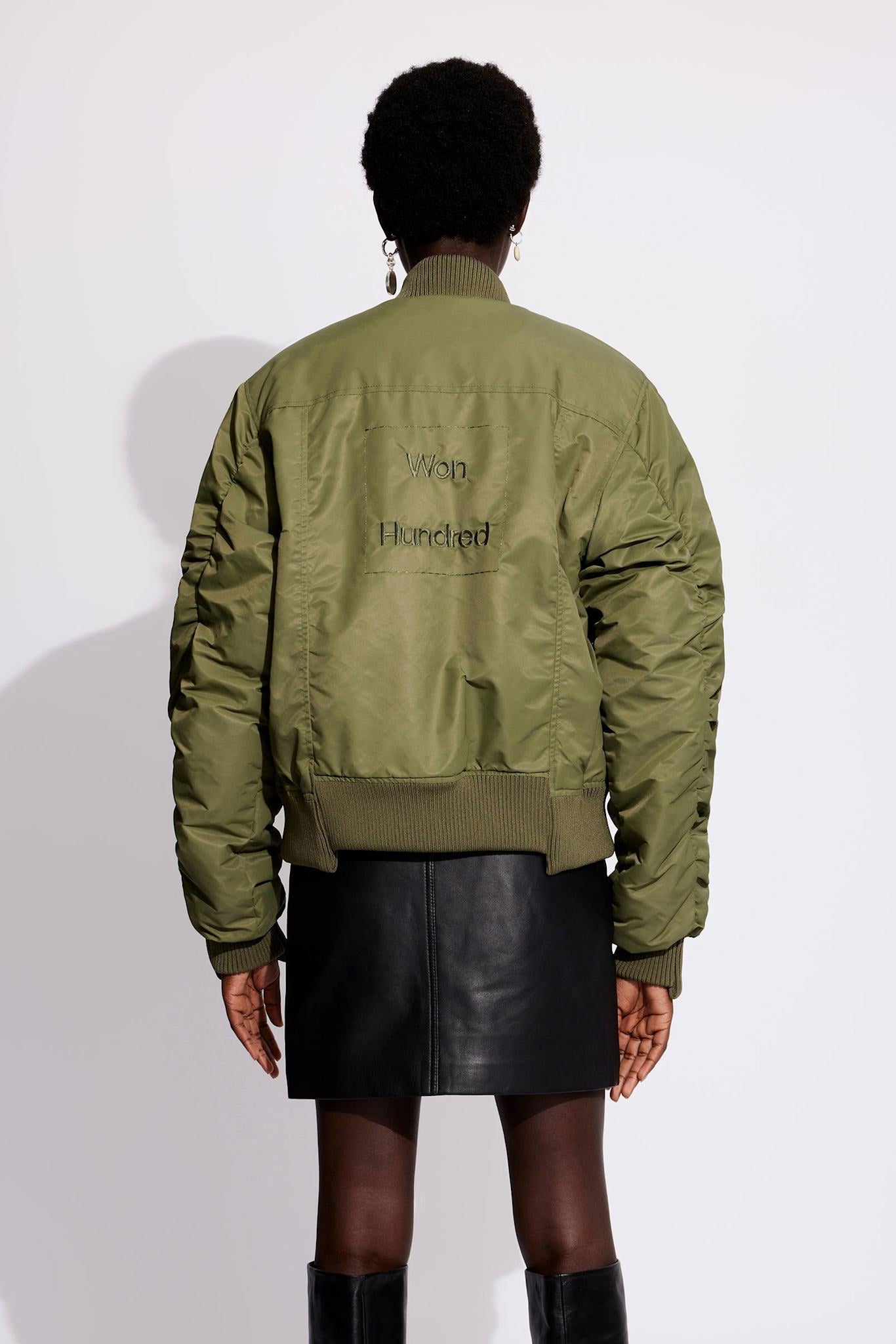 Won Hundred Women Reykjavik Bomber Outerwear Olivine
