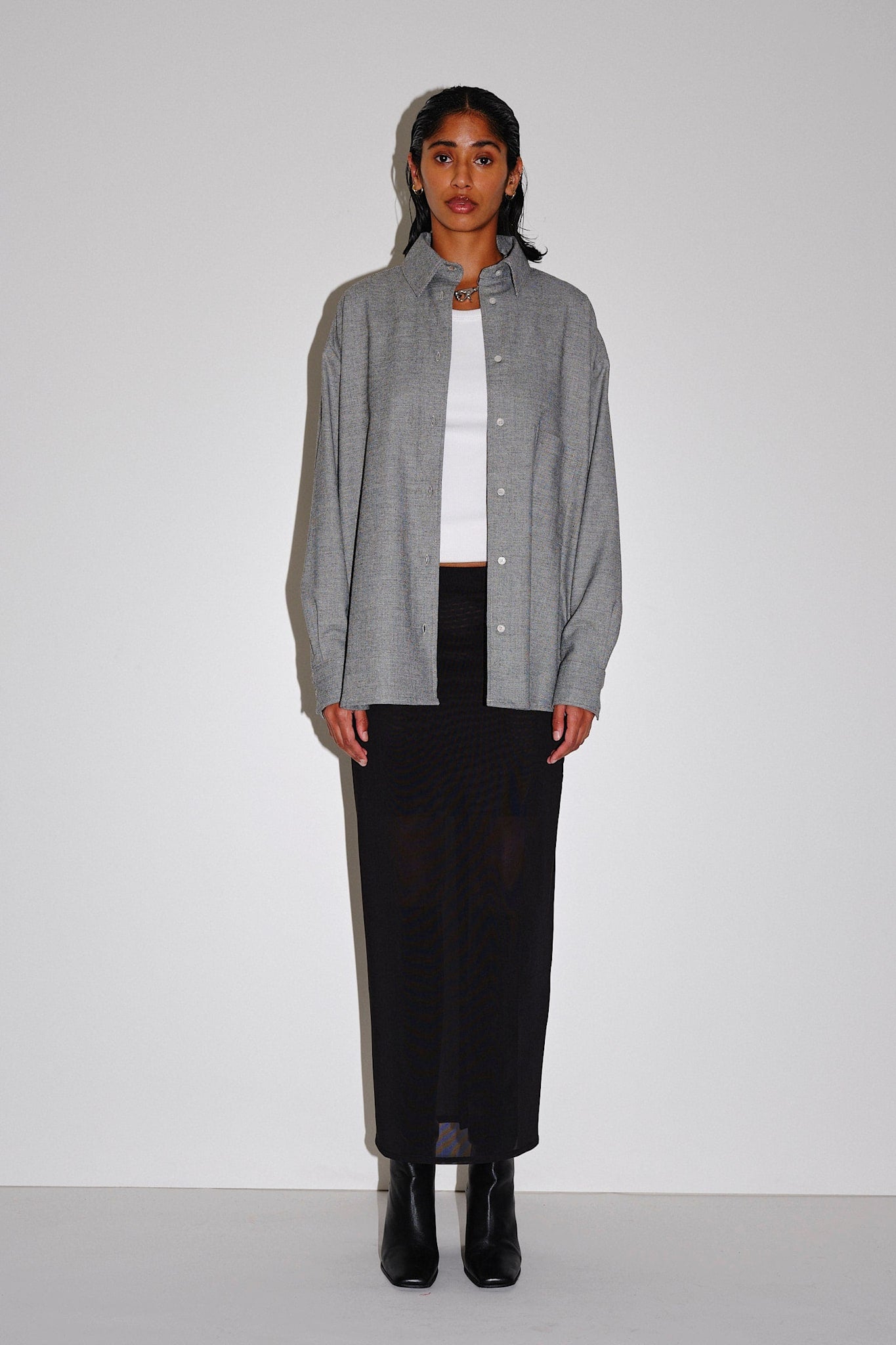 Won Hundred Women Simone Shirt Black & White