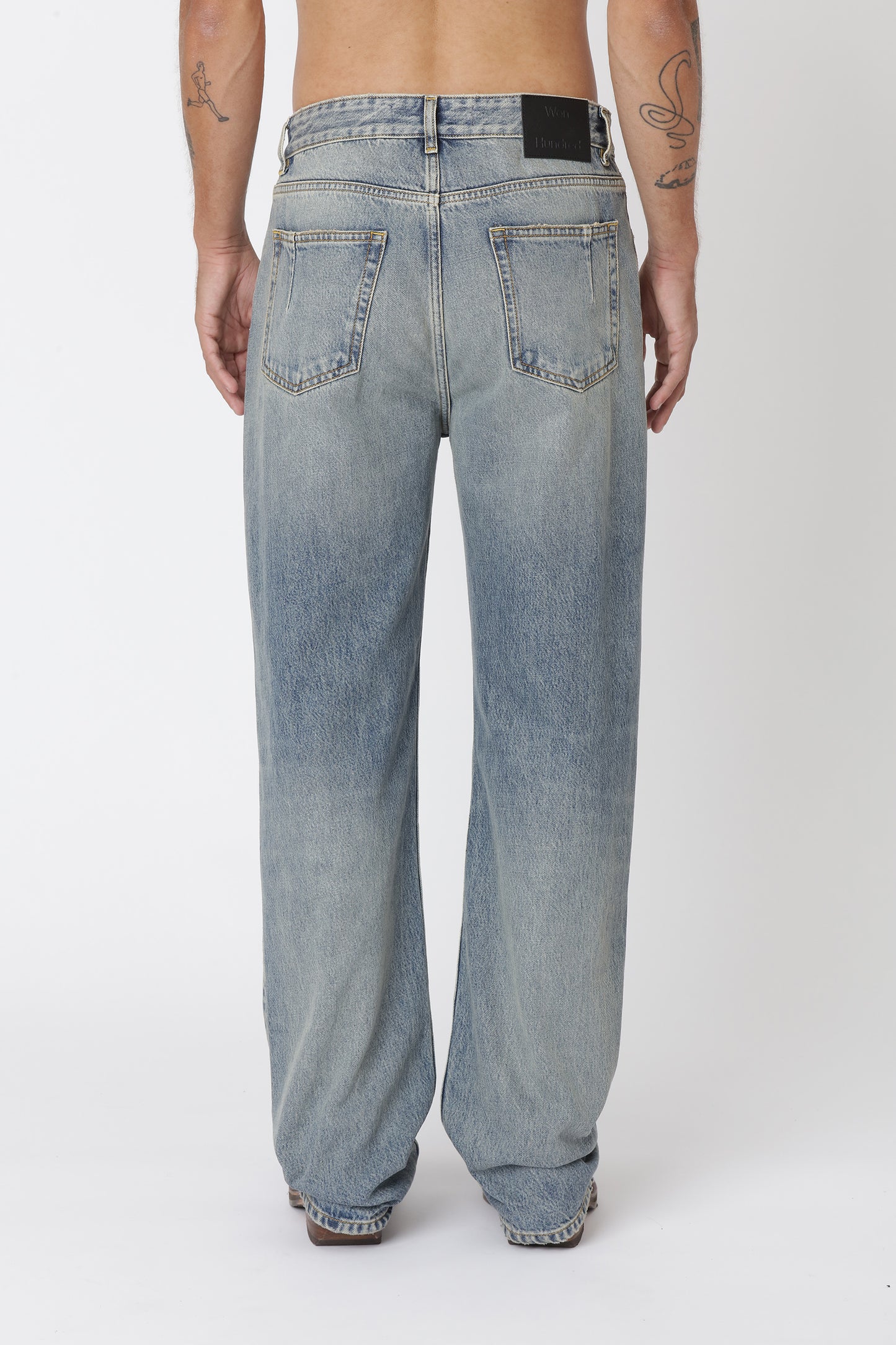 Won Hundred Men Steve Cel Tinted Blue 5-Pockets Cel Tinted Blue