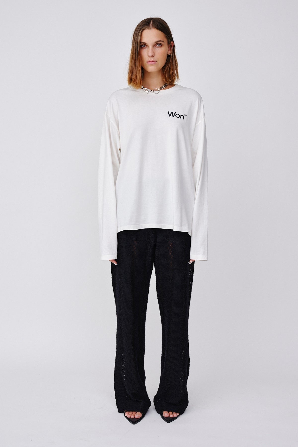 Won Hundred Women The Staff Tee LS W T-shirt White