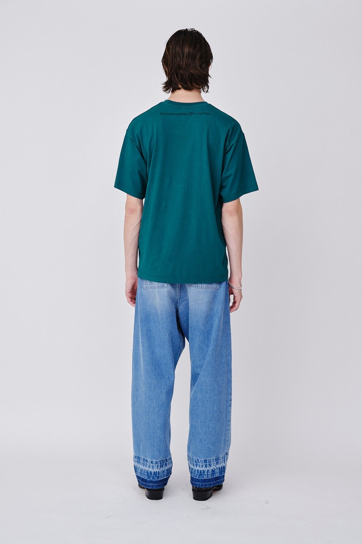 Won Hundred Men The Staff Tee logo M T-shirt Reflecting Pond