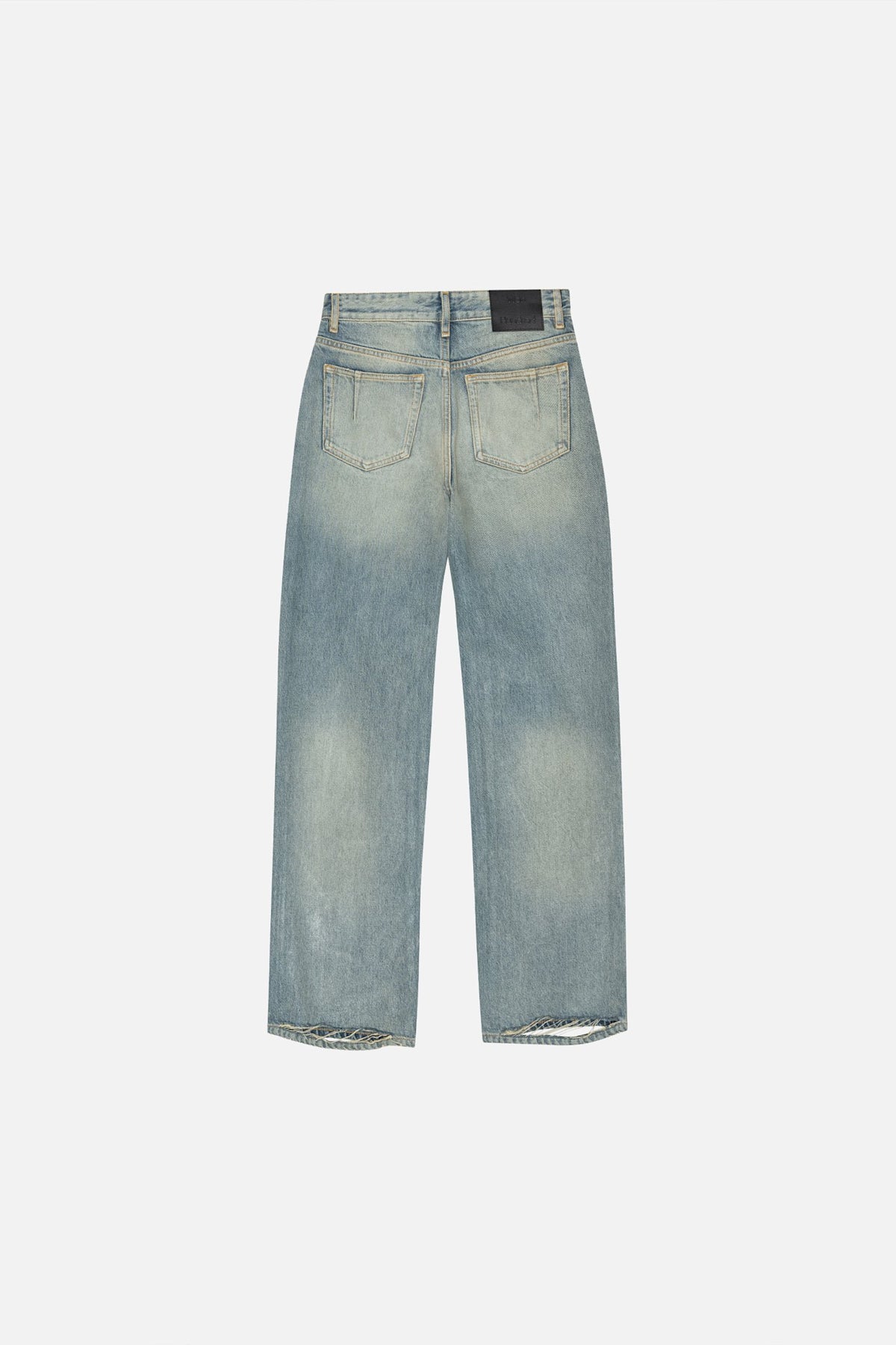 Genoa Coated Denim - Coated Blauw