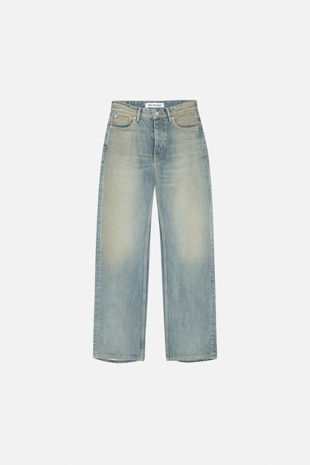 Genoa Coated Denim - Coated Blauw