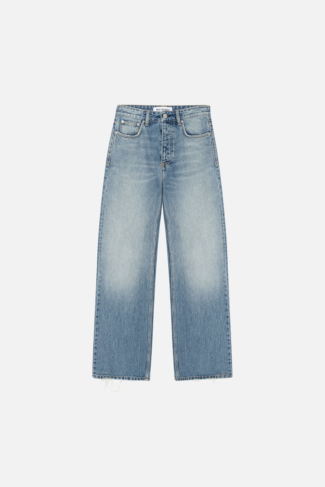 Genoa Broken Medium Blue - Brudden Middelblå