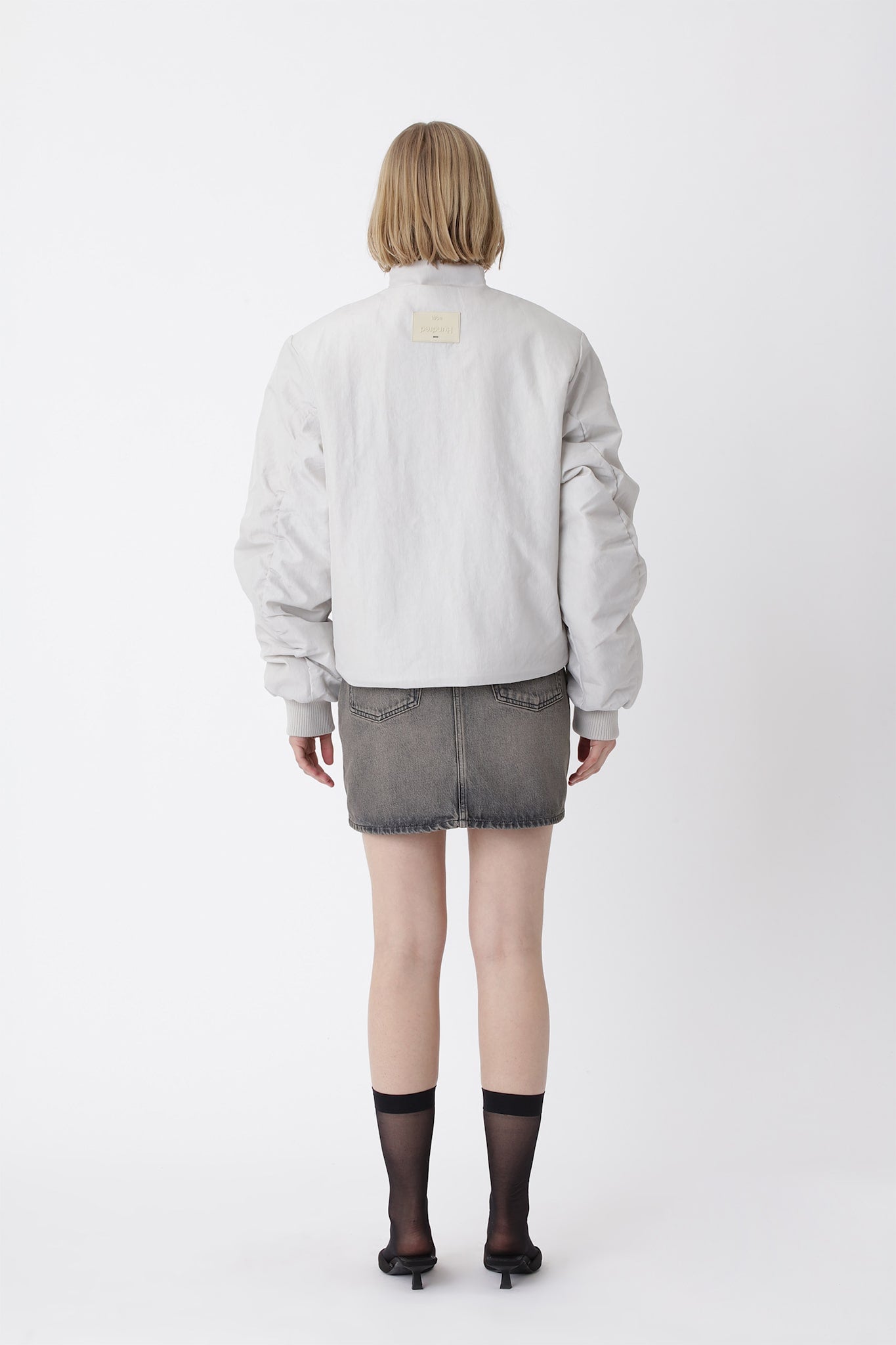 Opal Bomber Jacket - Gray Violet