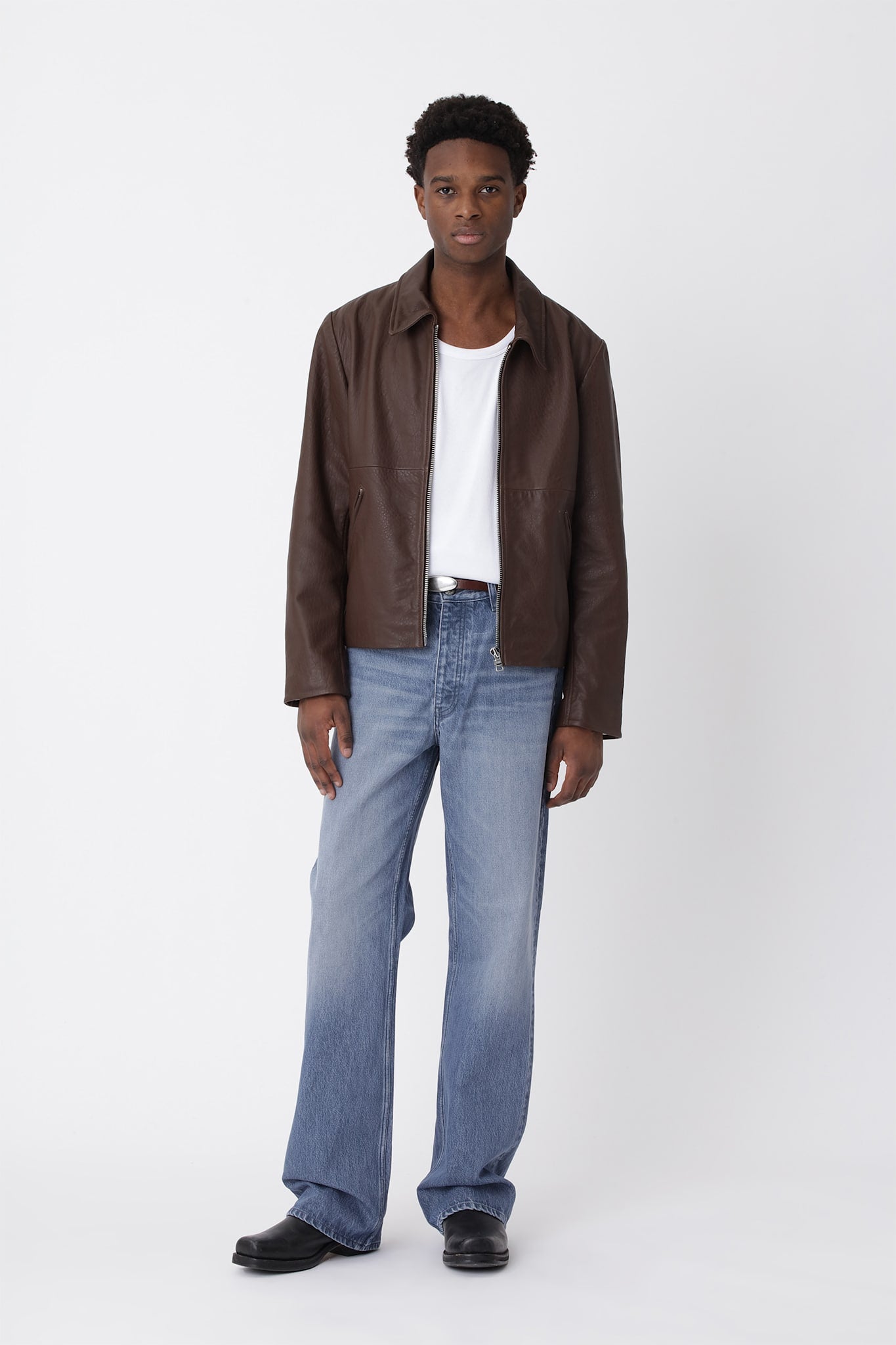 Dutton Leather Jacket - Carafe Brown