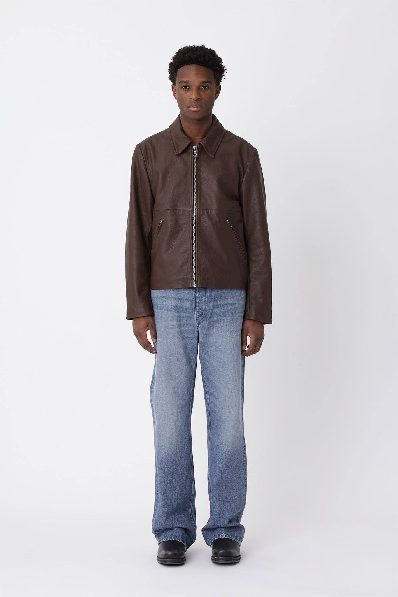 Dutton Leather Jacket - Carafe Brown