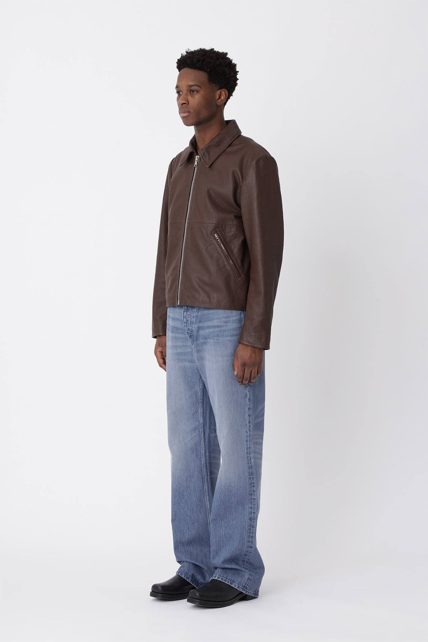 Dutton Leather Jacket - Carafe Brown