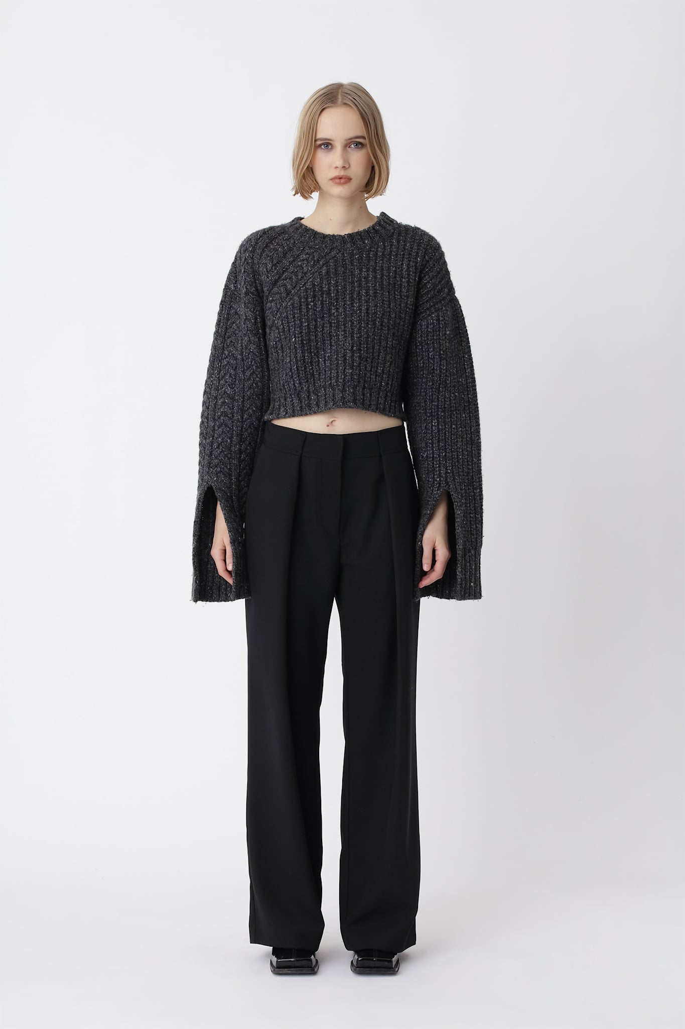 Isla Knit Sweater - Licorice