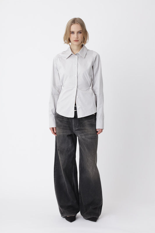 Bianna Shirt - Gray Violet