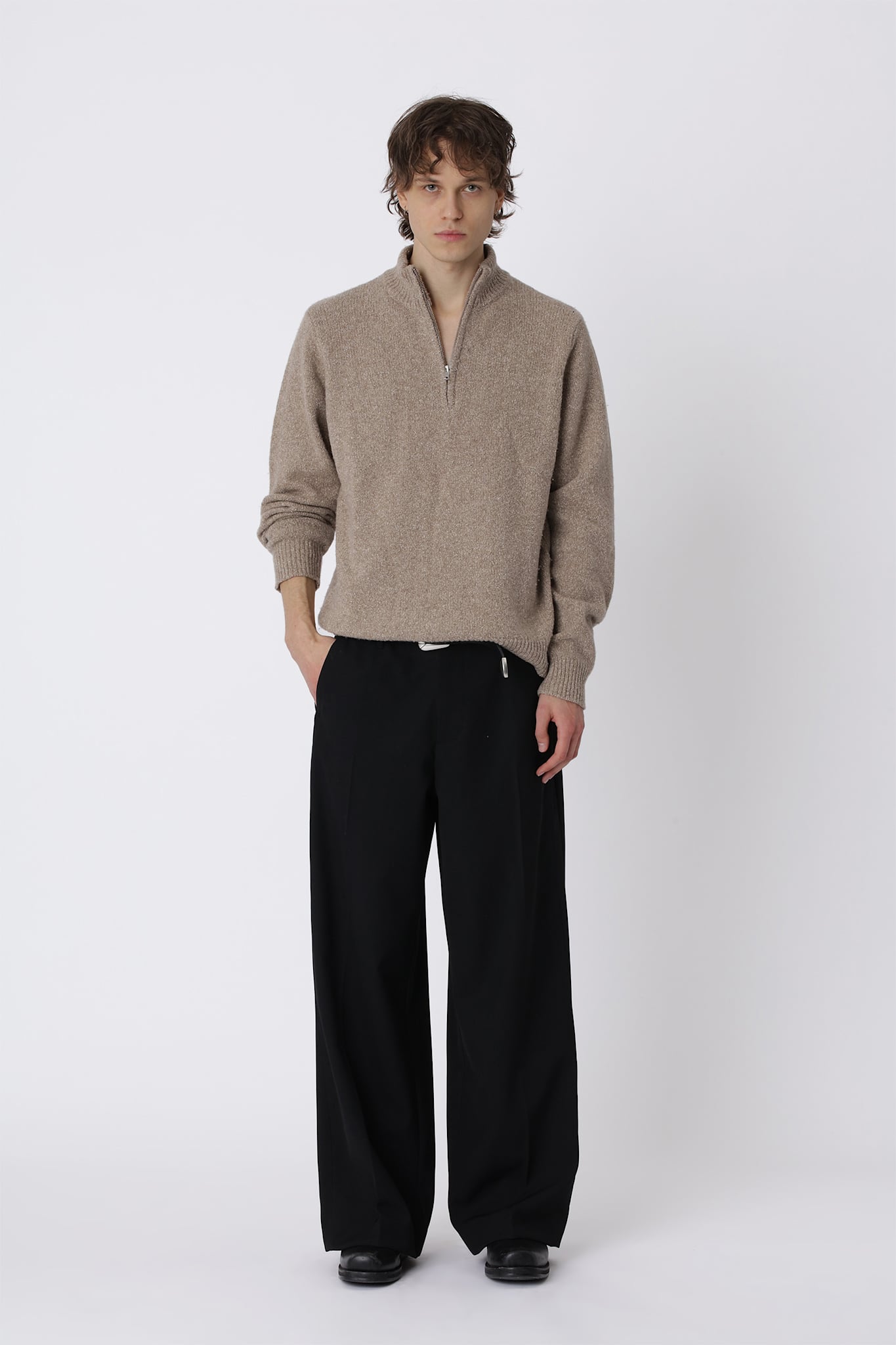 Viaan Knit Sweater - Pure Cashmere