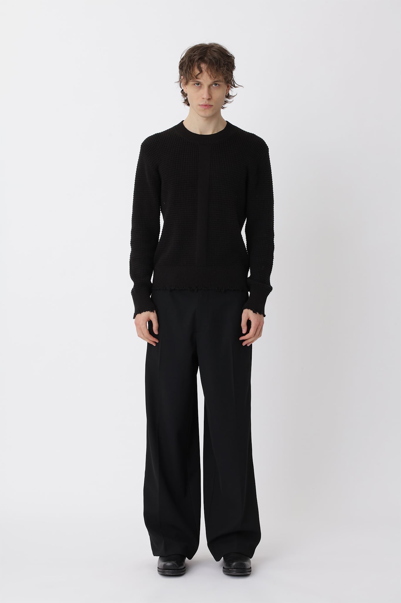 Rune Knit Shirt - Black