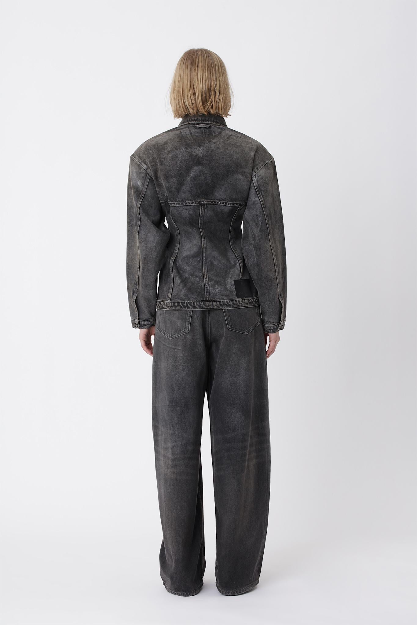 Lorina Shirt Jacket - 80s Black