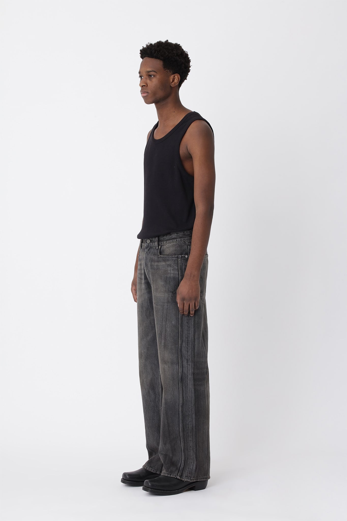 Cale Denim Pants - 80s Black