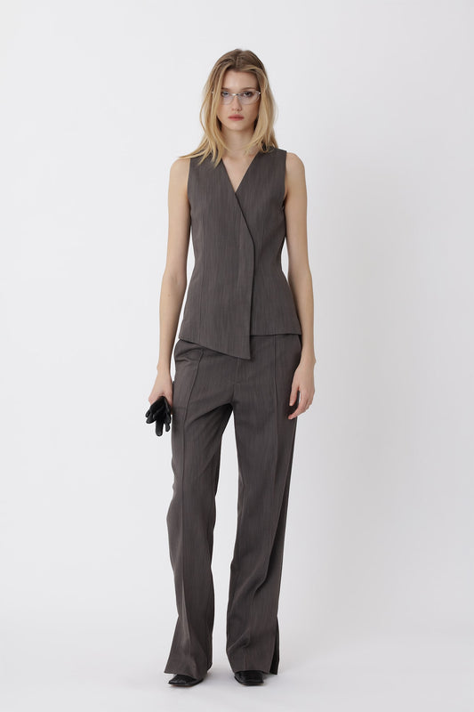 Oliva Vest - Licorice COMB.