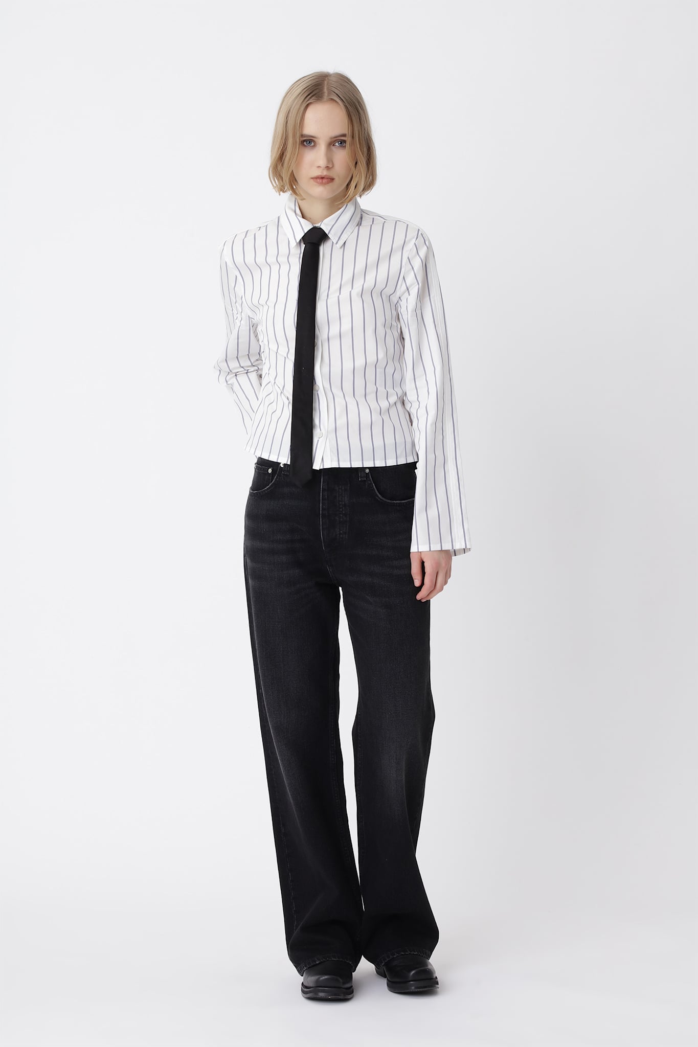 Fernanda Stripe Shirt - White COMB.