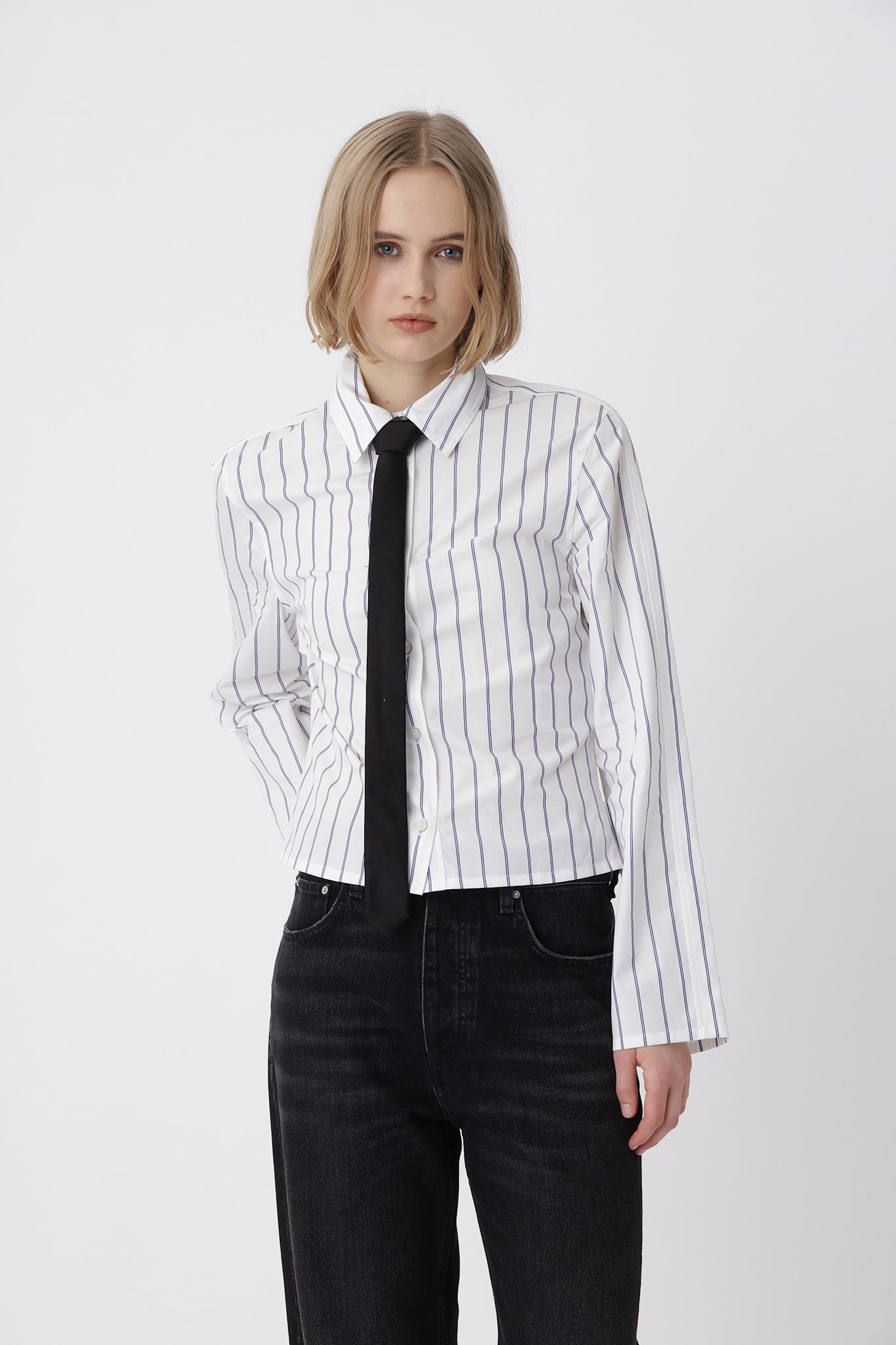 Fernanda Stripe Shirt - White COMB.