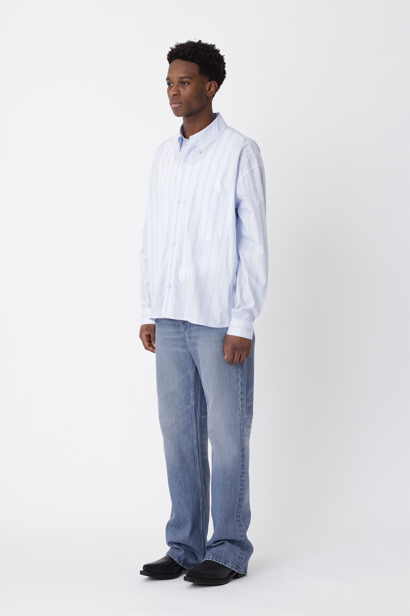 Maza Shirt - Xenon Blue COMB.