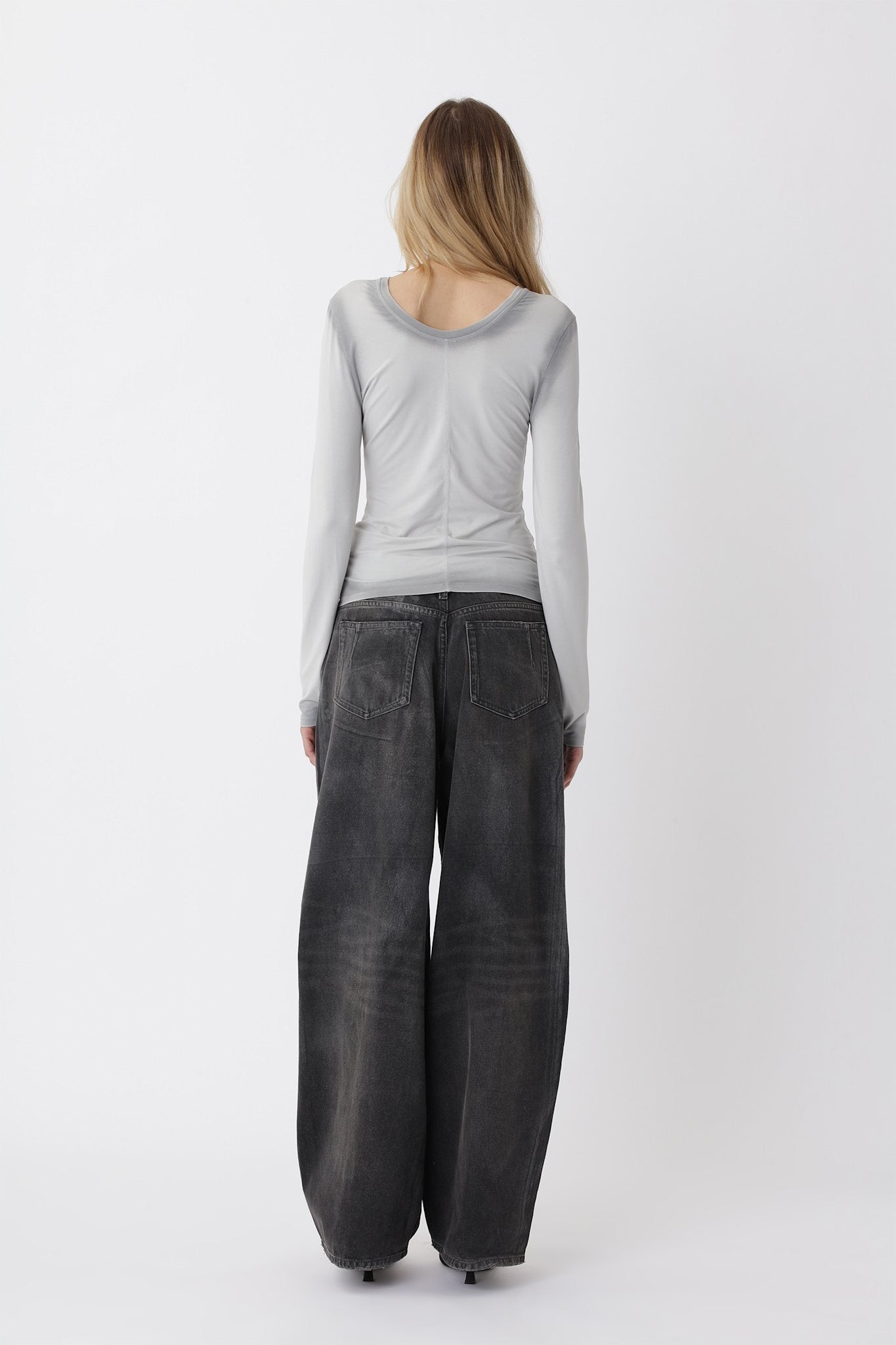 Irenes LS Top - Gray Violet