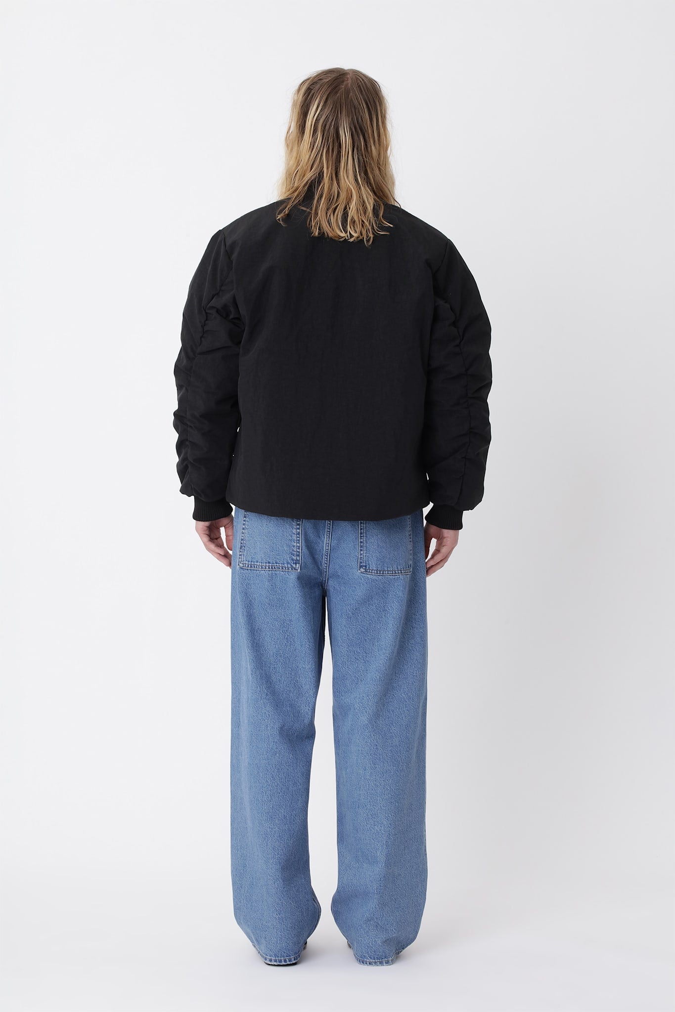 Zain.01 Bomber Jacket - Black