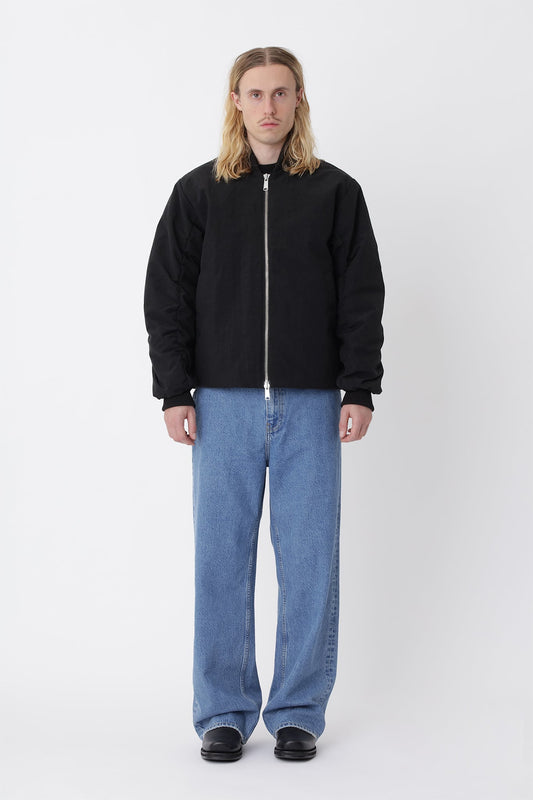 Zain.01 Bomber Jacket - Black
