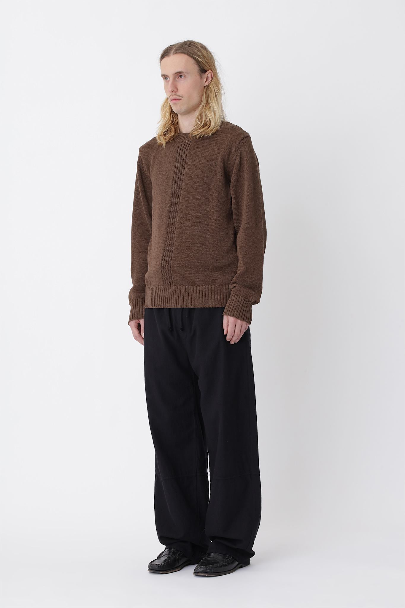 Ryder.01 Knit Sweater - Rain Drum