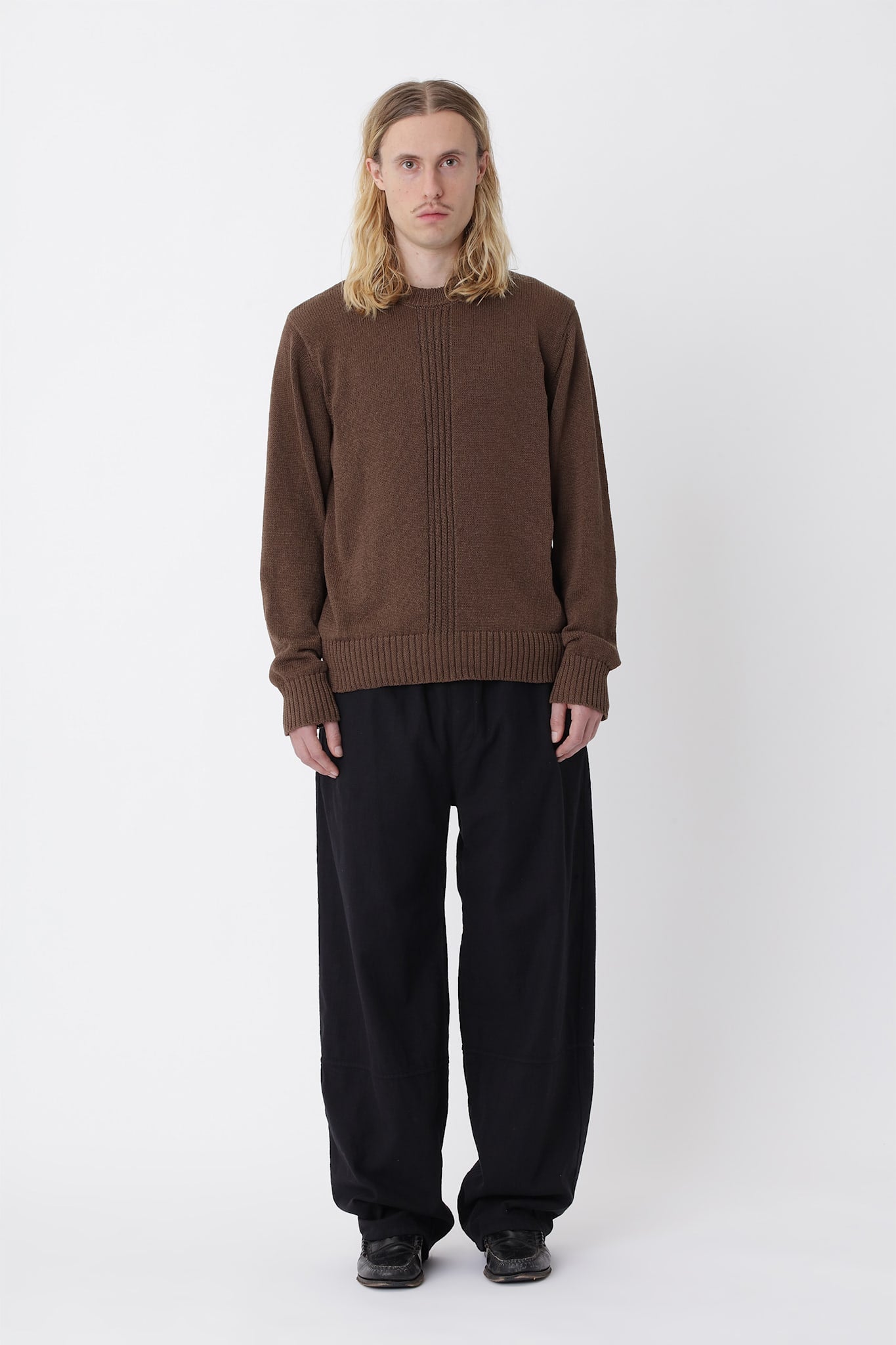 Ryder.01 Knit Sweater - Rain Drum