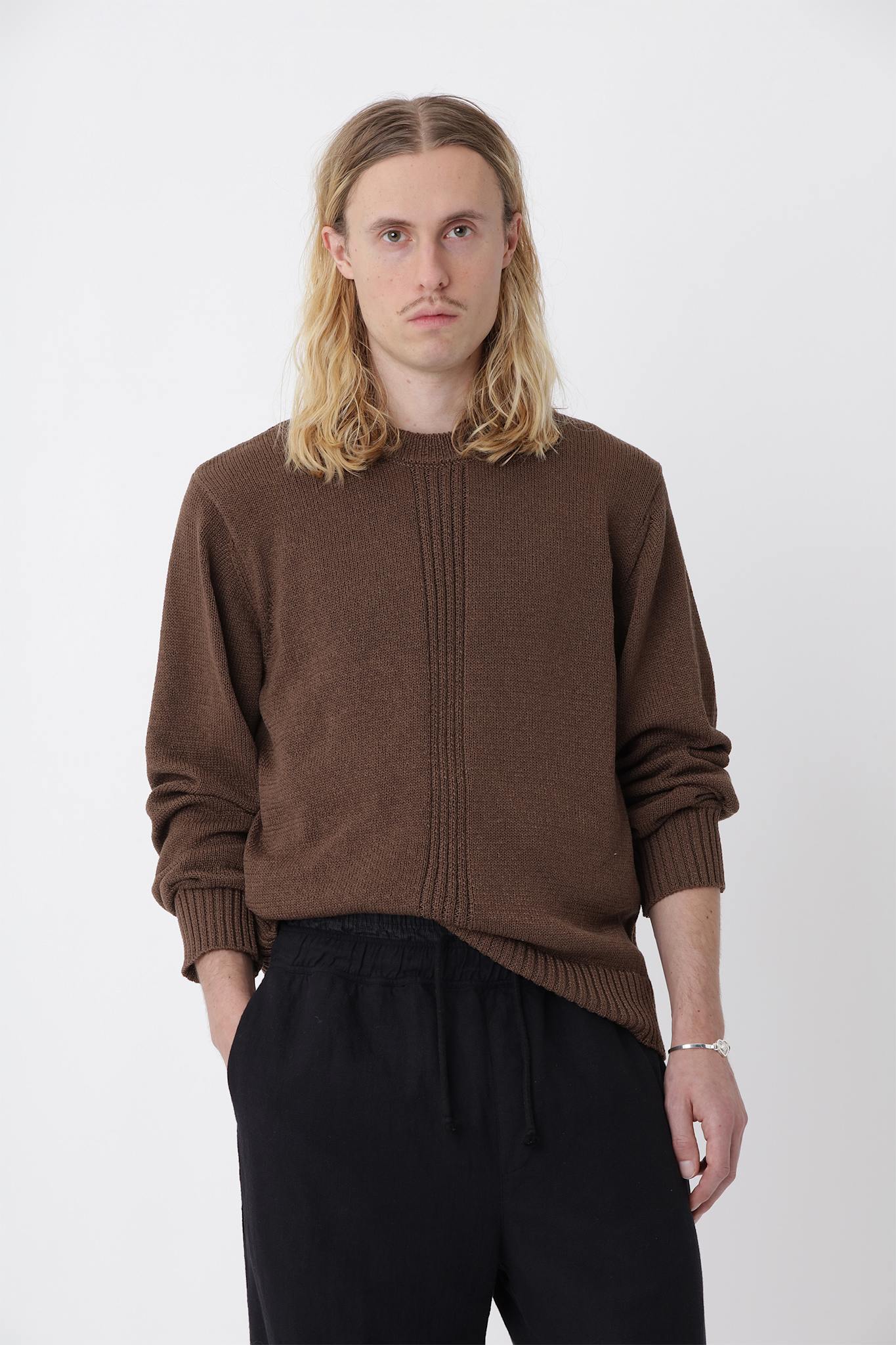Ryder.01 Knit Sweater - Rain Drum